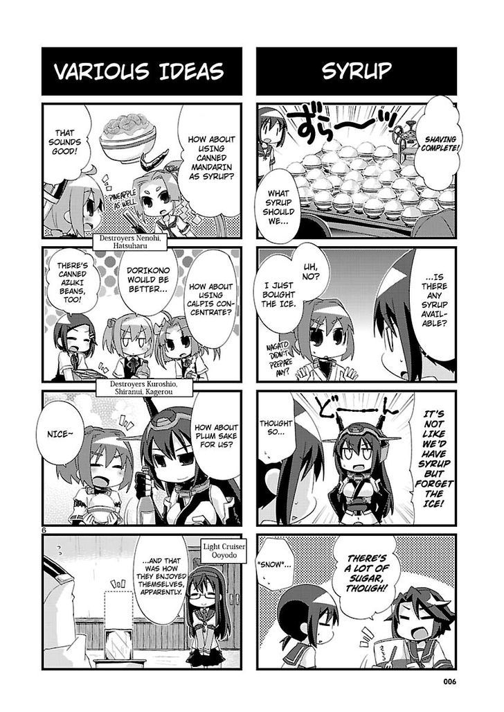 Kantai Collection - Kankore - 4-koma Comic - Fubuki, Ganbarimasu! Chapter 97 page 6 - Chapter 97