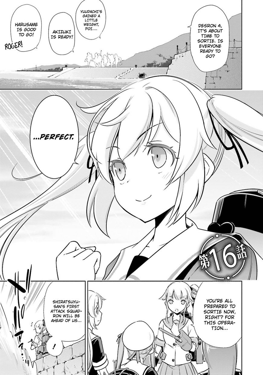 Kantai Collection - Kankore - Itsuka Shizuka na Umi de Chapter 16 page 1 - Chapter 16