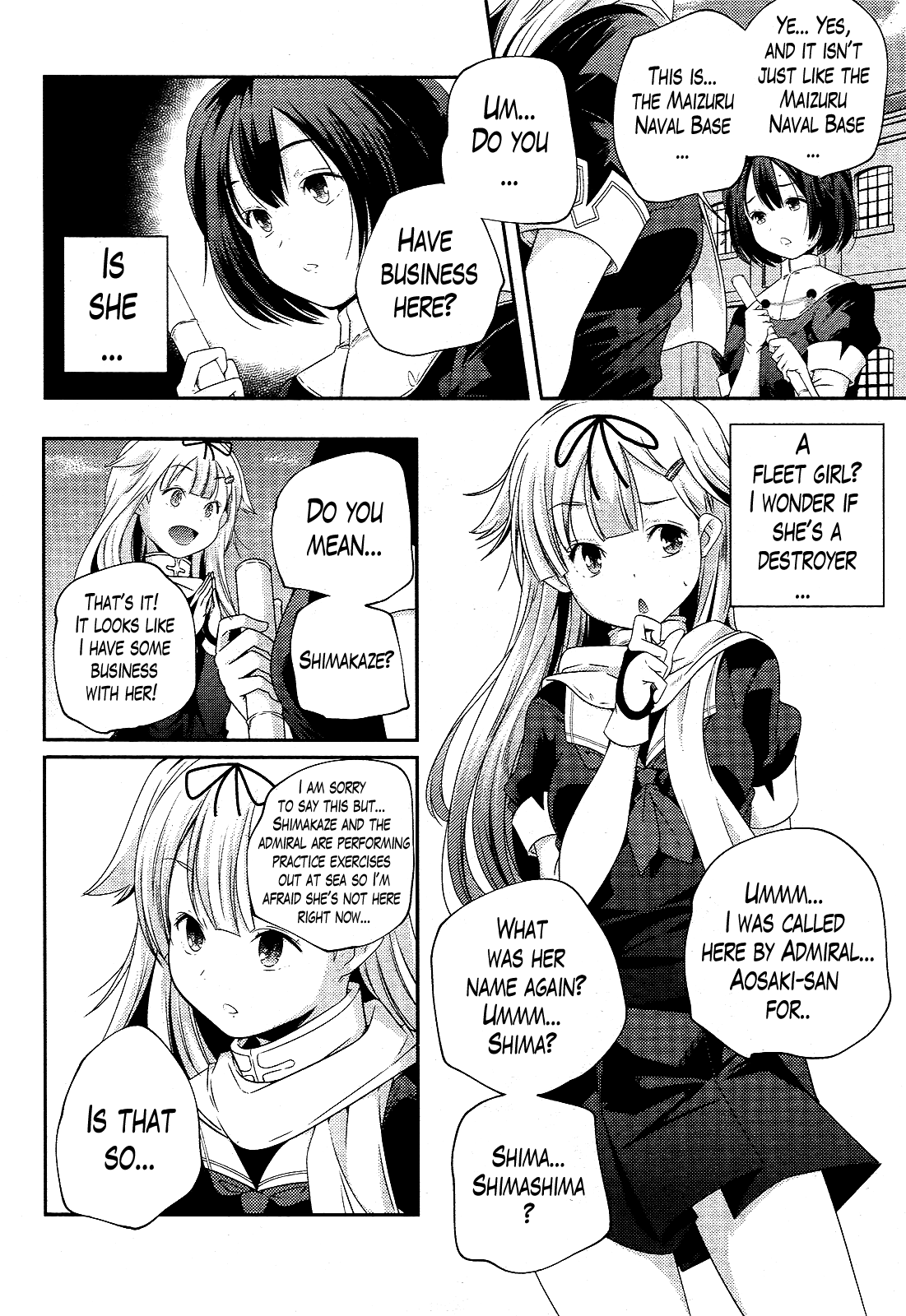 Kantai Collection - Kankore - Shimakaze Tsumujikaze no Shoujo Chapter 7 page 2 - Chapter 7