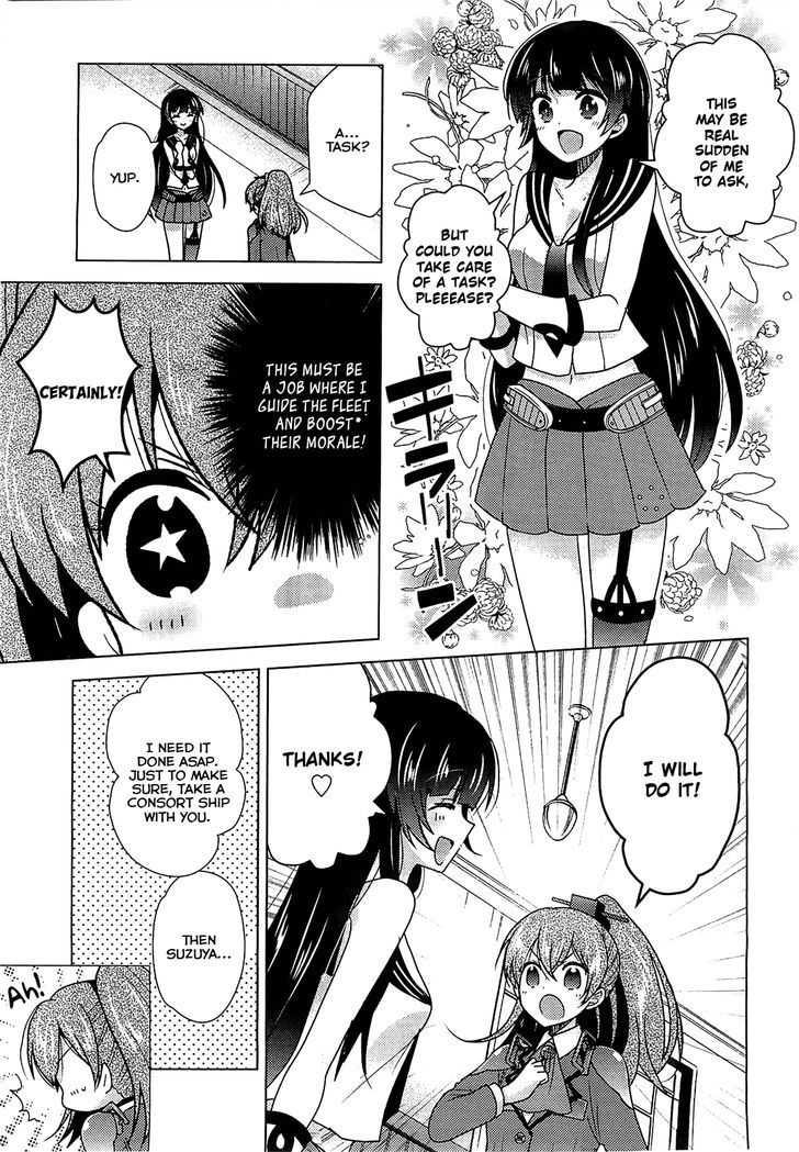 Kantai Collection - Kankore - Tomarigi no Chinjufu Chapter 1 page 12 - Chapter 1 : Suzuya and Kumano