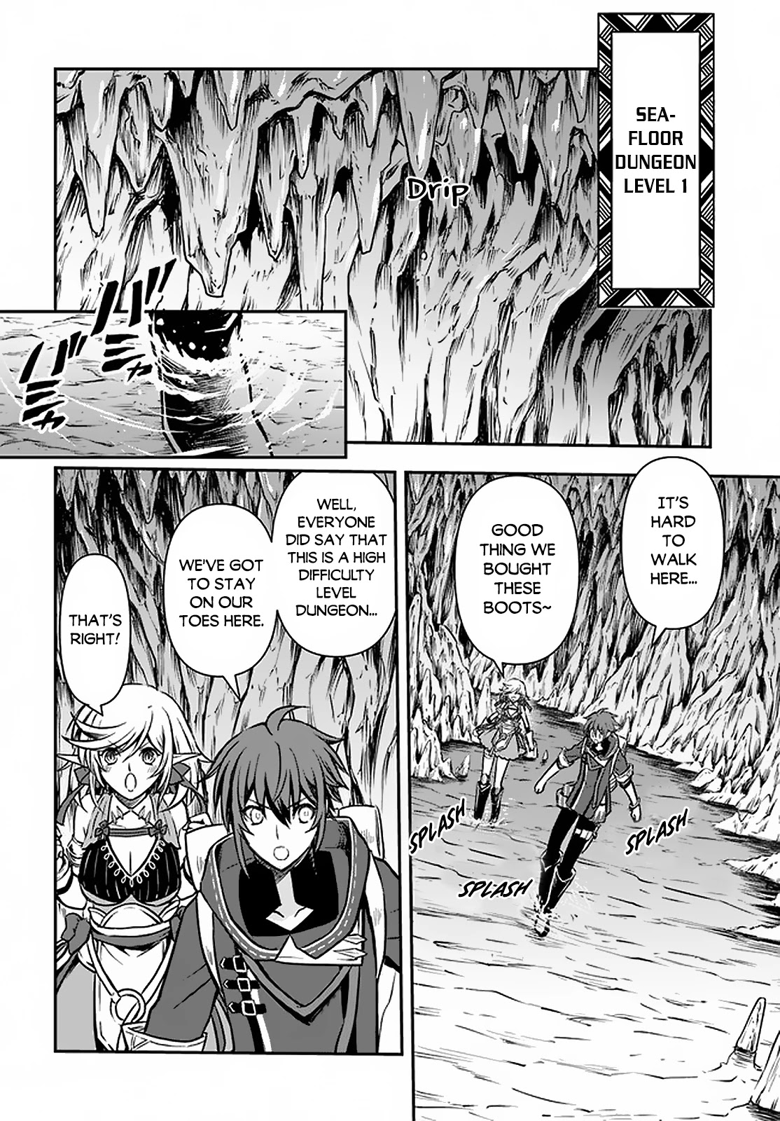 Kanzen Kaihi Healer no Kiseki Chapter 17 page 3 - Chapter 17: Levelling up in the Seafloor Dungeon