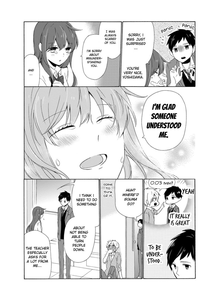 Kao ni Dasenai Yoshizawa-kun Chapter 2 page 12 - Chapter 2 : The feeling I want to convey to you is strange!?