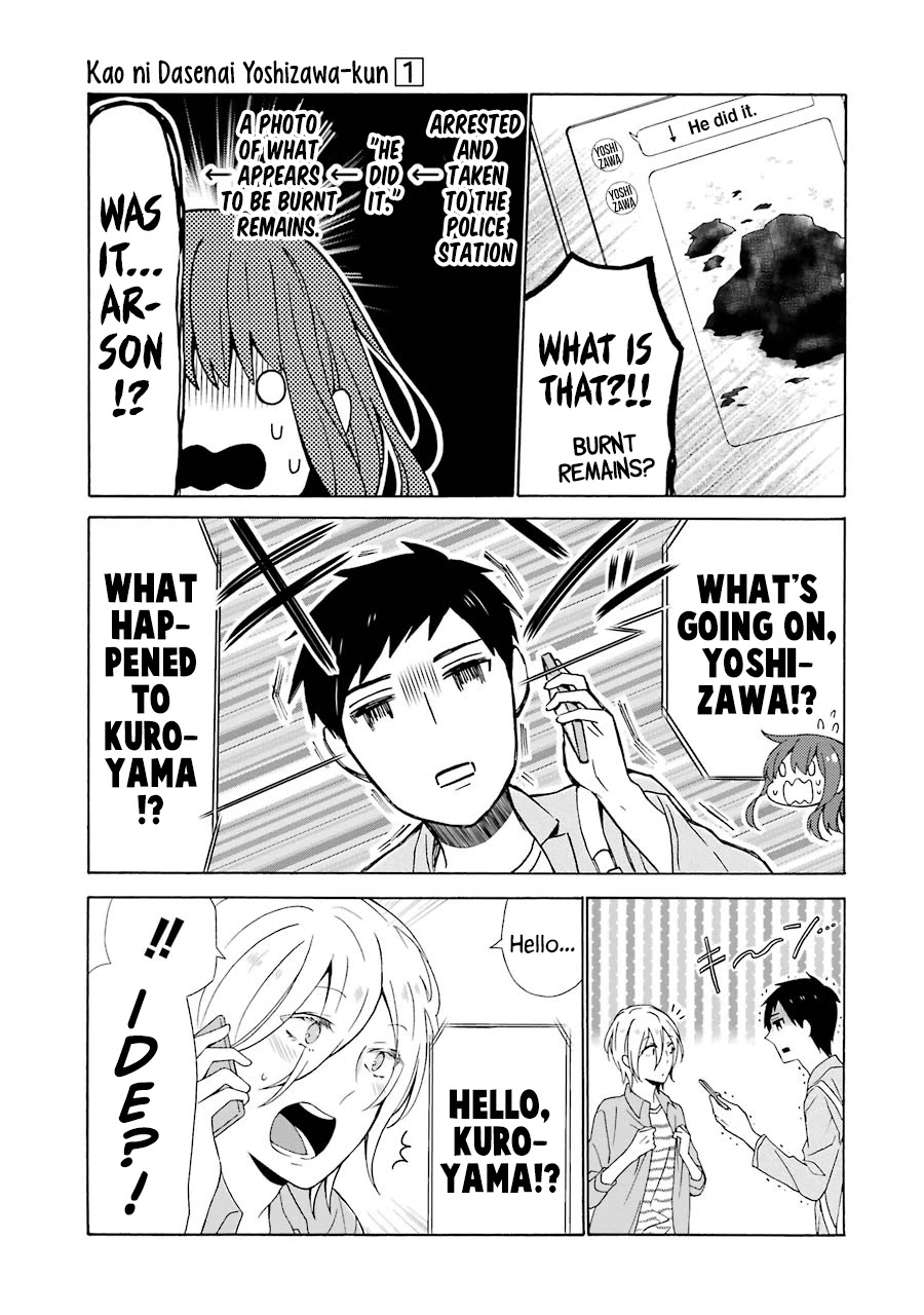 Kao ni Dasenai Yoshizawa-kun Chapter 5 page 18 - Chapter 5: Operation: Make up With Ide