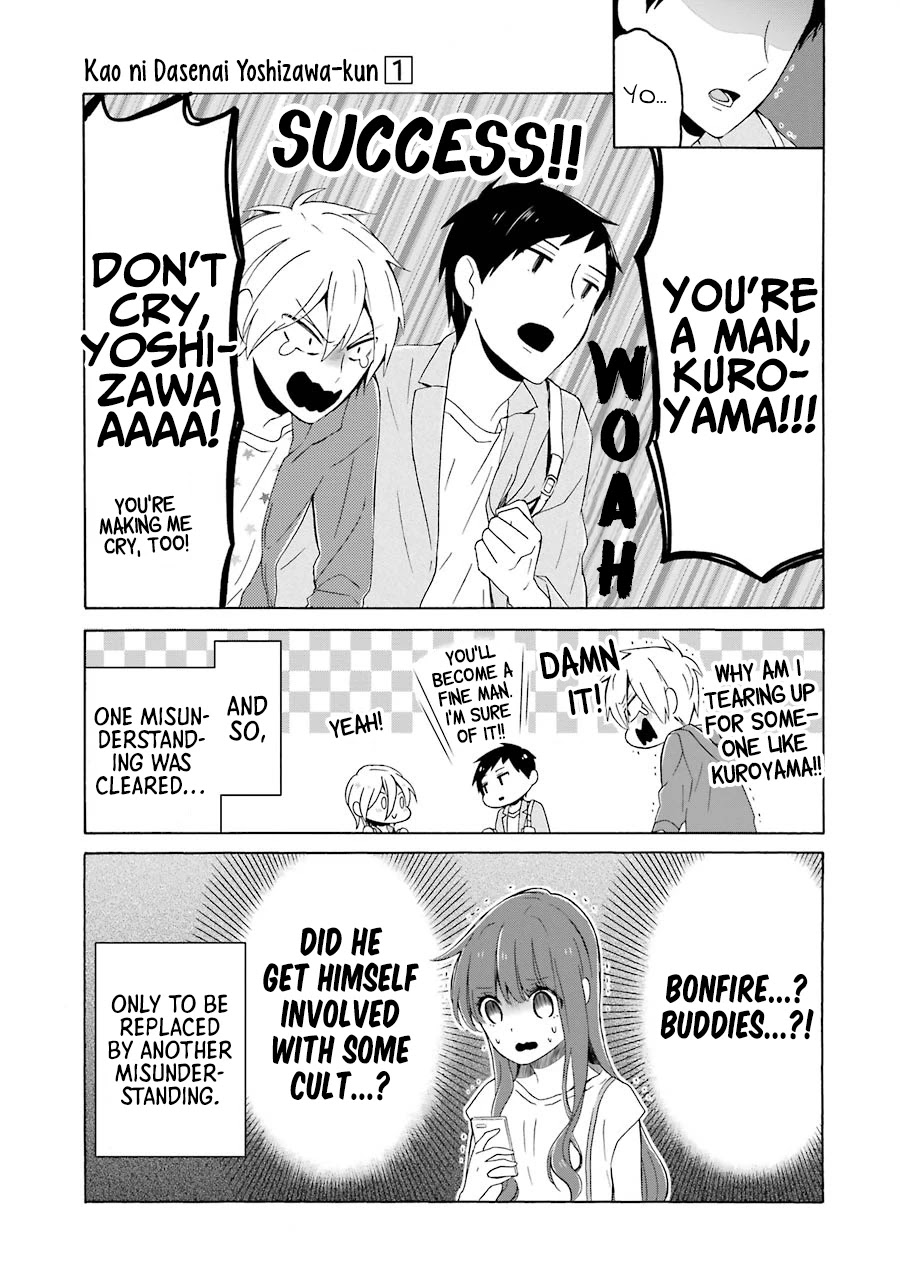 Kao ni Dasenai Yoshizawa-kun Chapter 5 page 22 - Chapter 5: Operation: Make up With Ide