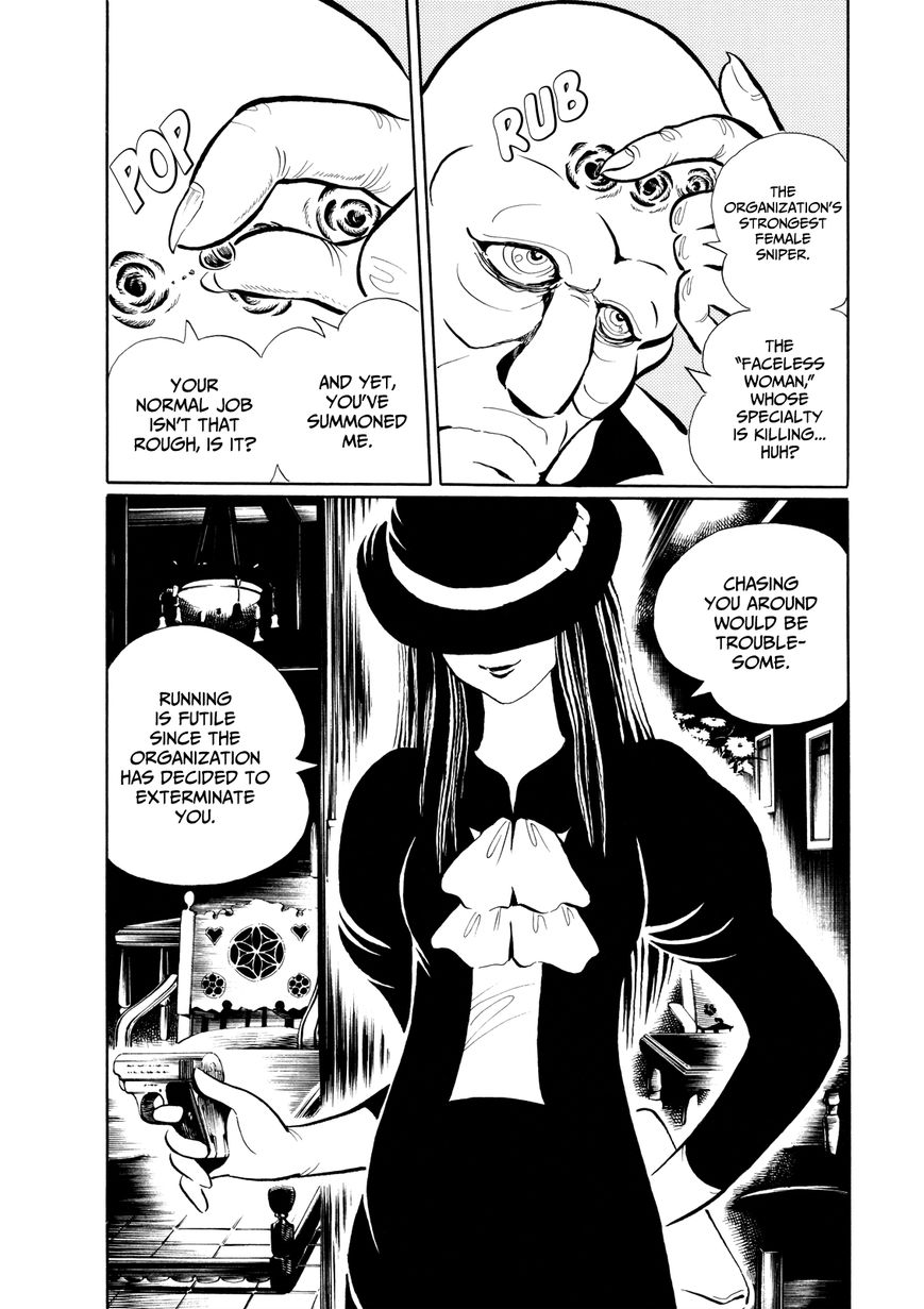 Kao no Nai Onna Chapter 1 page 10 - Chapter 1 : Shadow Man