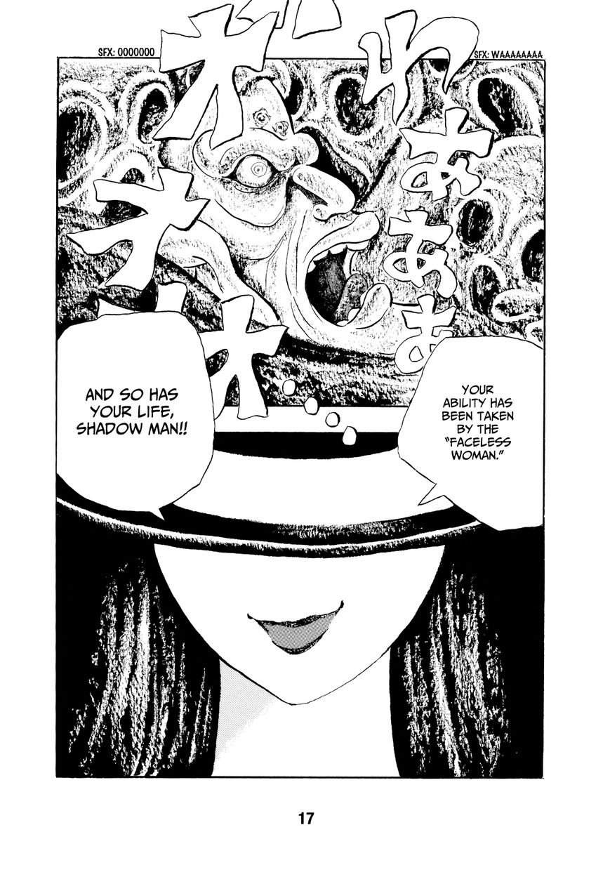 Kao no Nai Onna Chapter 1 page 19 - Chapter 1 : Shadow Man