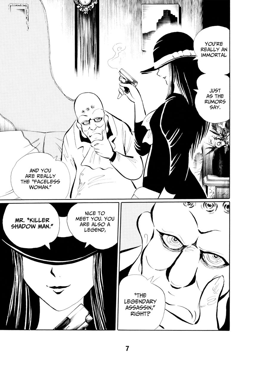 Kao no Nai Onna Chapter 1 page 9 - Chapter 1 : Shadow Man