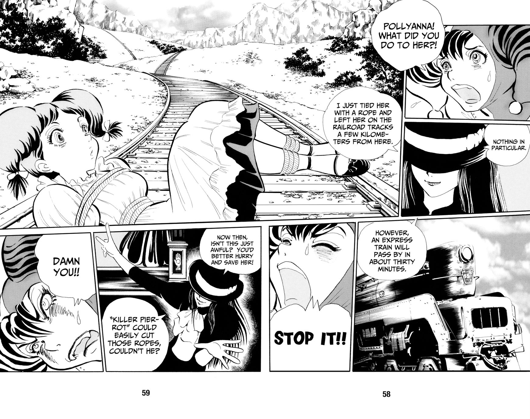 Kao no Nai Onna Chapter 4 page 8 - Chapter 4 : Killer Pierrot