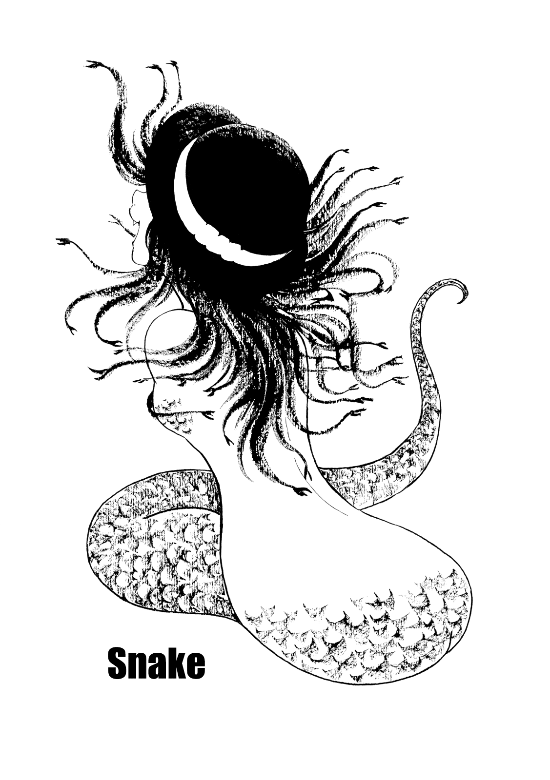 Kao no Nai Onna Chapter 7 page 2 - Chapter 7: Snake