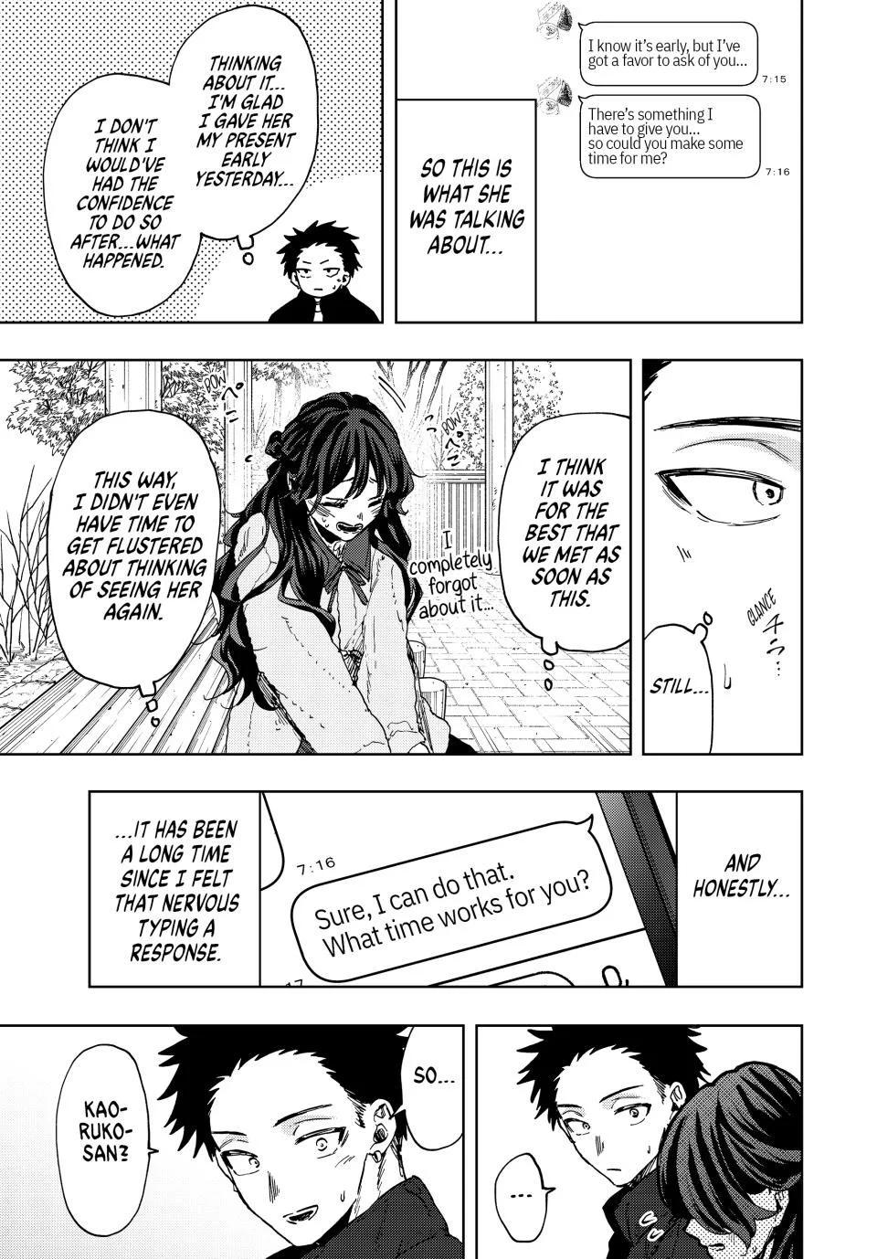 Kaoru Hana wa Rin to Saku Chapter 101 page 11 - Chapter 101: December 26th