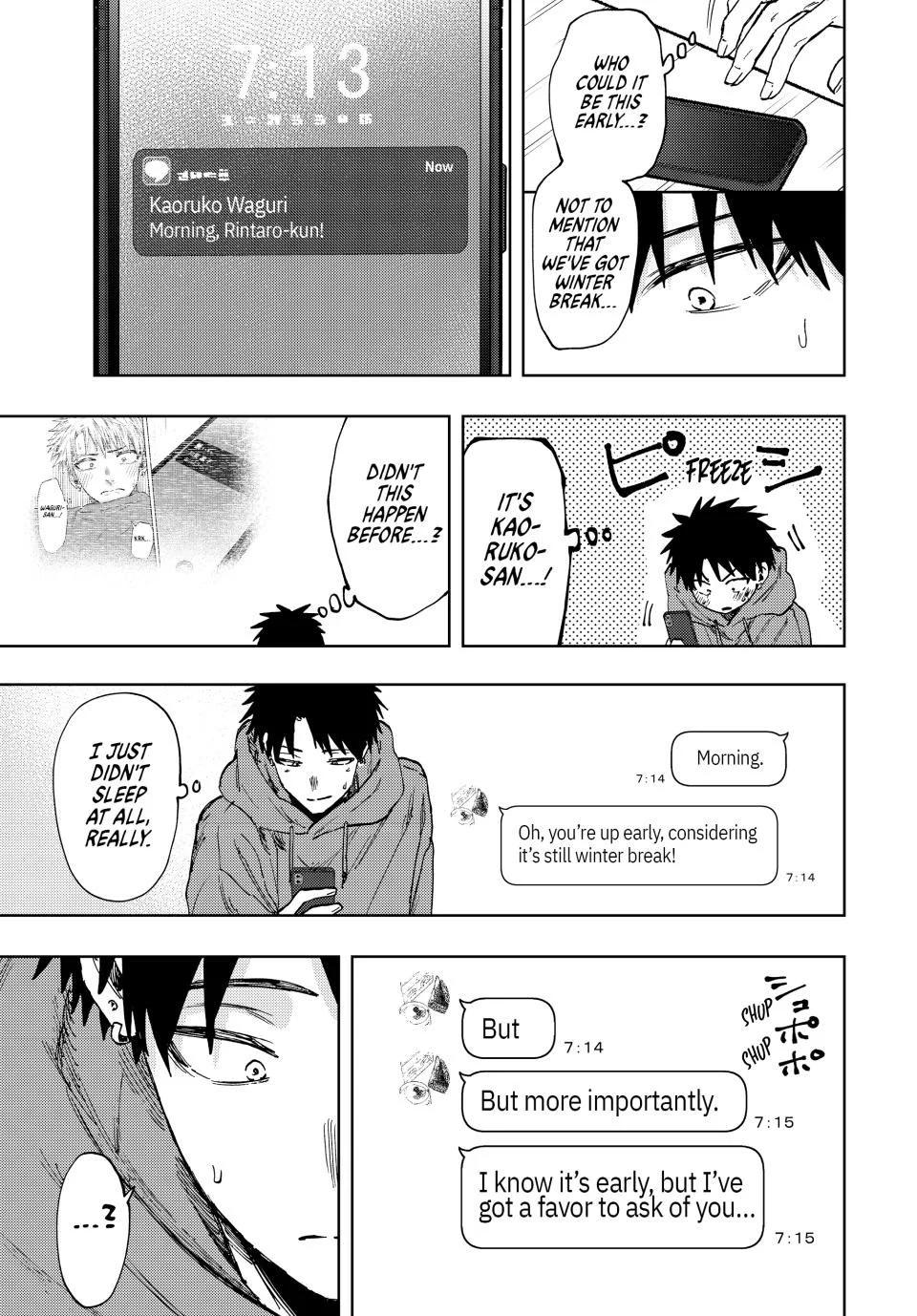 Kaoru Hana wa Rin to Saku Chapter 101 page 9 - Chapter 101: December 26th