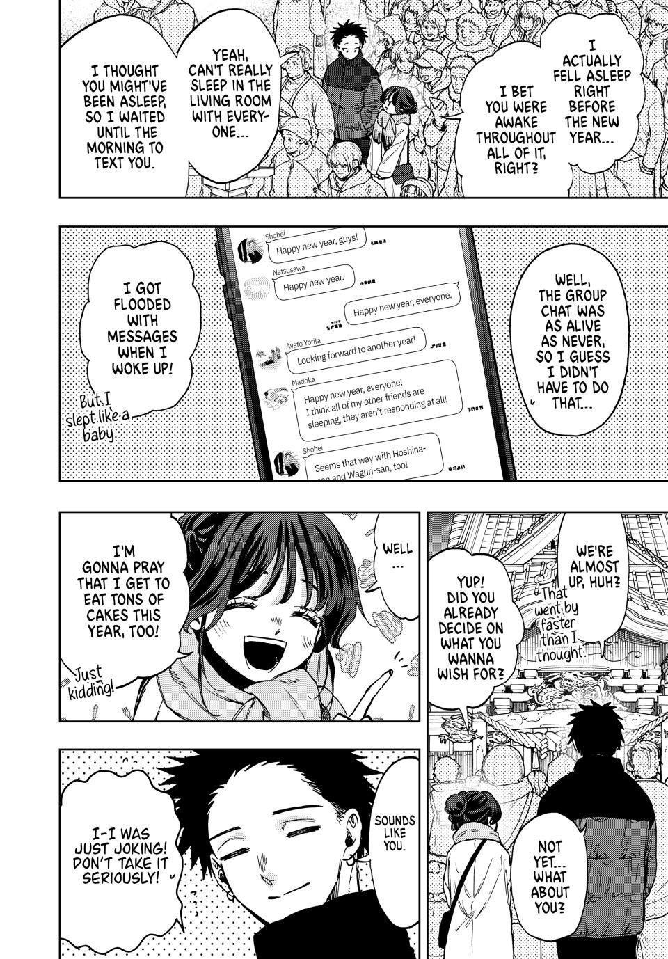 Kaoru Hana wa Rin to Saku Chapter 103 page 14 - Chapter 103: New Year's