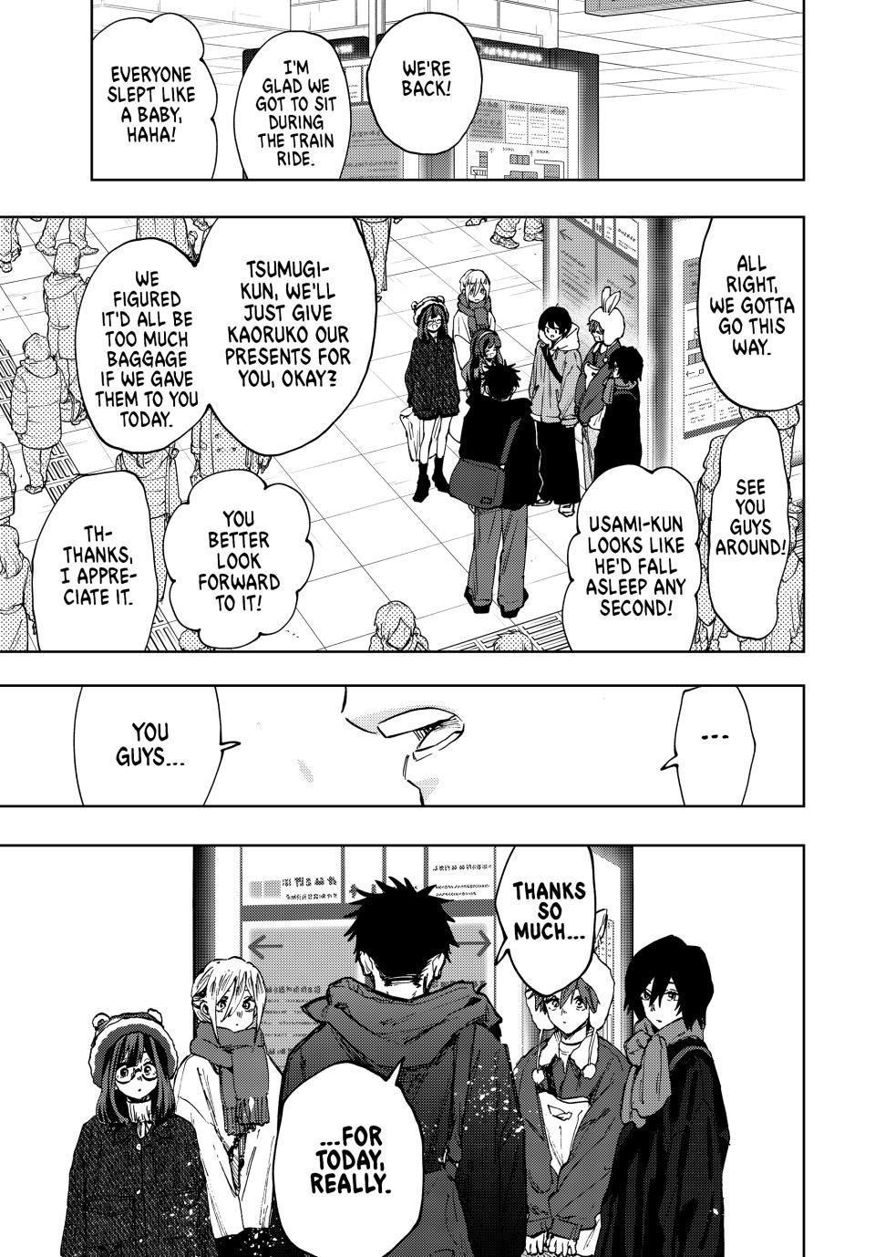 Kaoru Hana wa Rin to Saku Chapter 107 page 15 - Chapter 107: Rintaro's Birthday