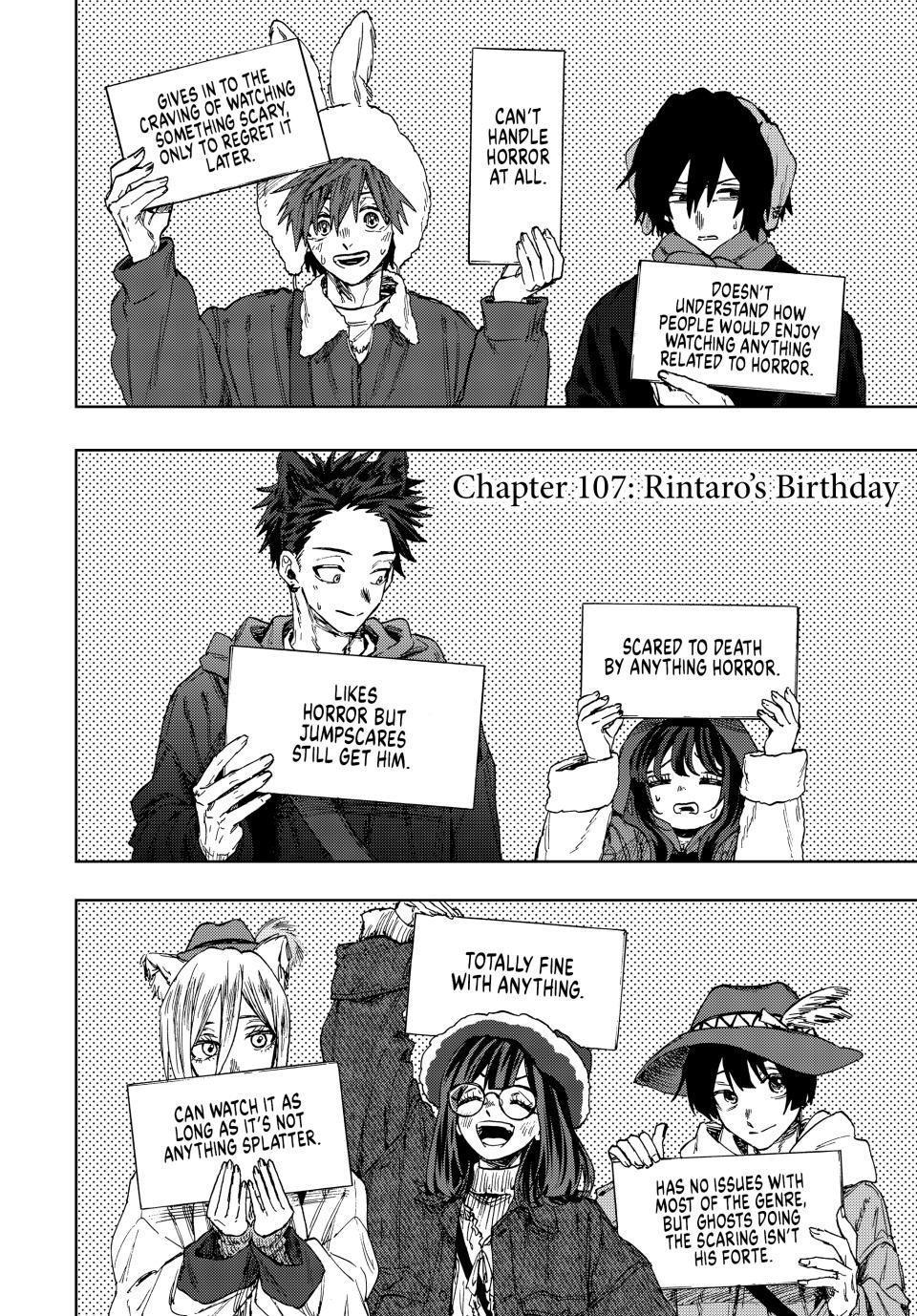 Kaoru Hana wa Rin to Saku Chapter 107 page 2 - Chapter 107: Rintaro's Birthday