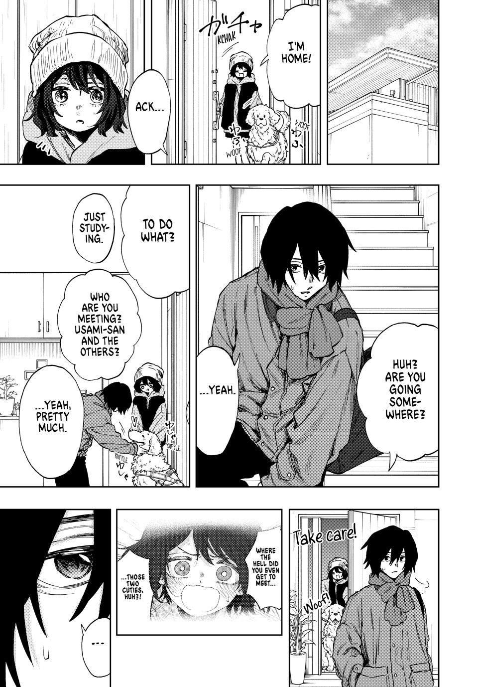 Kaoru Hana wa Rin to Saku Chapter 108 page 1 - Chapter 108: Saku and Subaru's Study Session