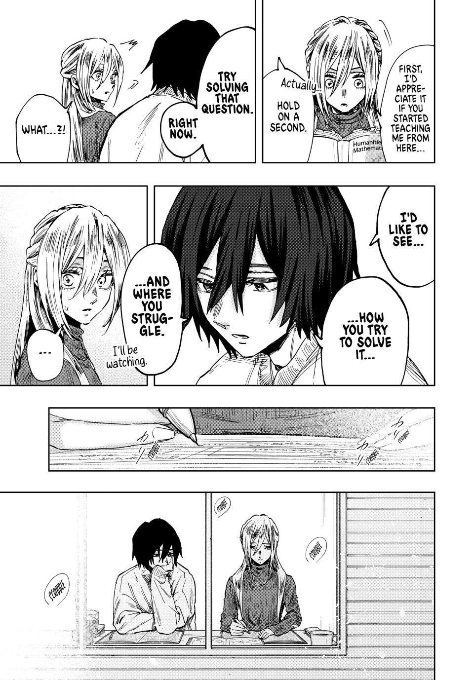 Kaoru Hana wa Rin to Saku Chapter 108 page 11 - Chapter 108: Saku and Subaru's Study Session