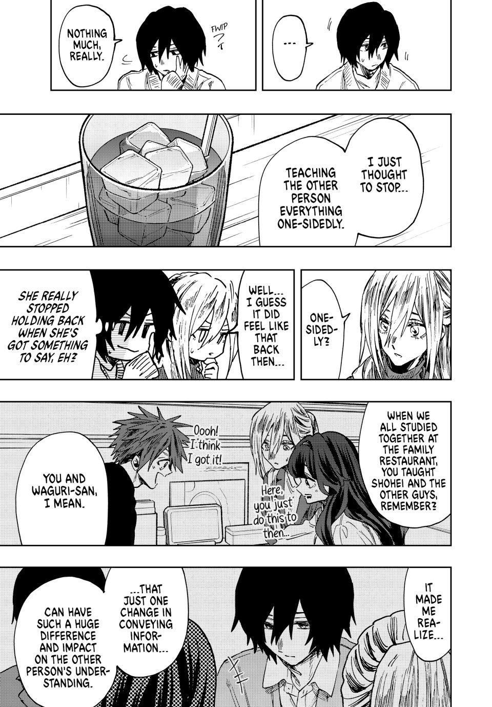 Kaoru Hana wa Rin to Saku Chapter 108 page 15 - Chapter 108: Saku and Subaru's Study Session