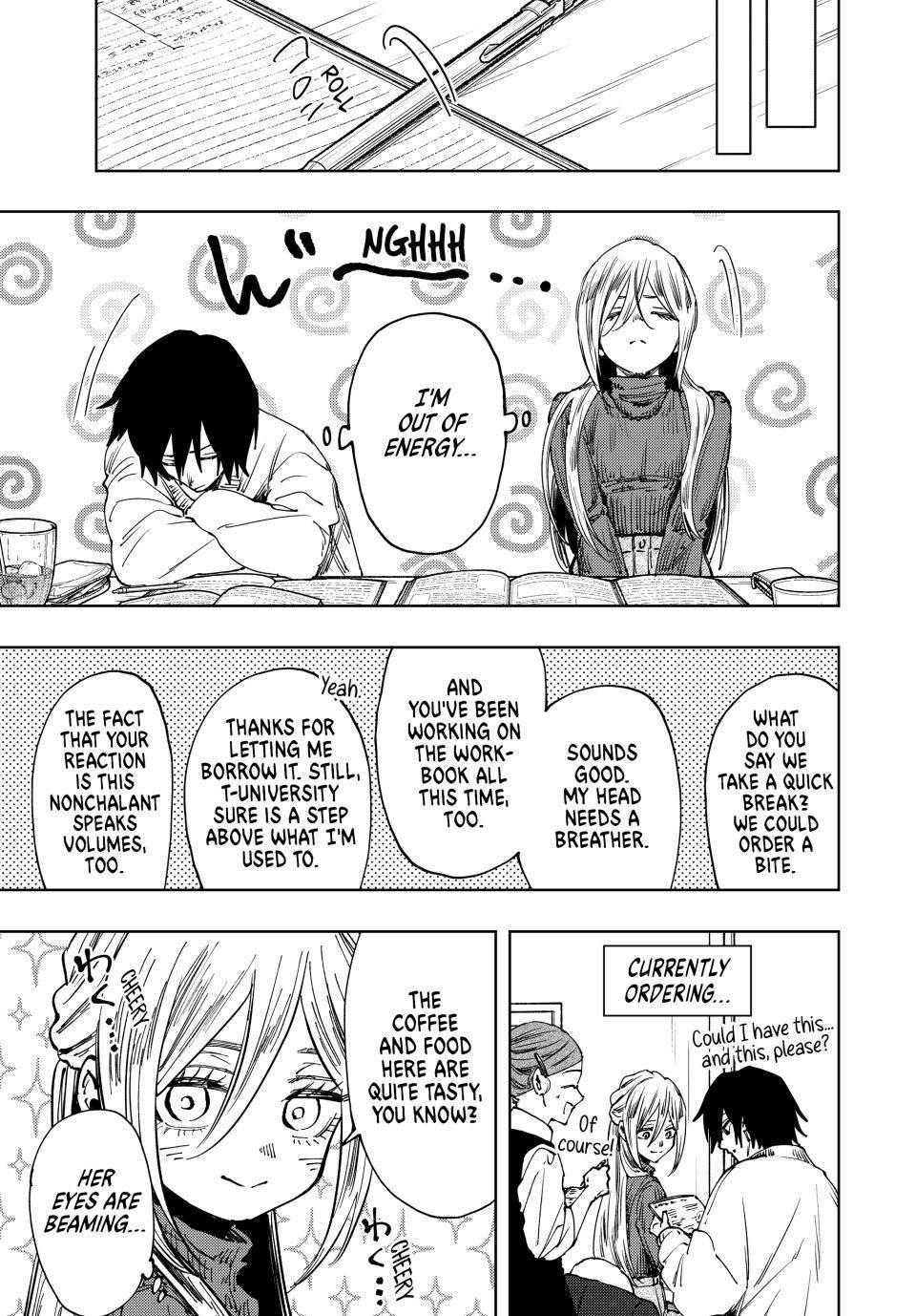 Kaoru Hana wa Rin to Saku Chapter 108 page 19 - Chapter 108: Saku and Subaru's Study Session