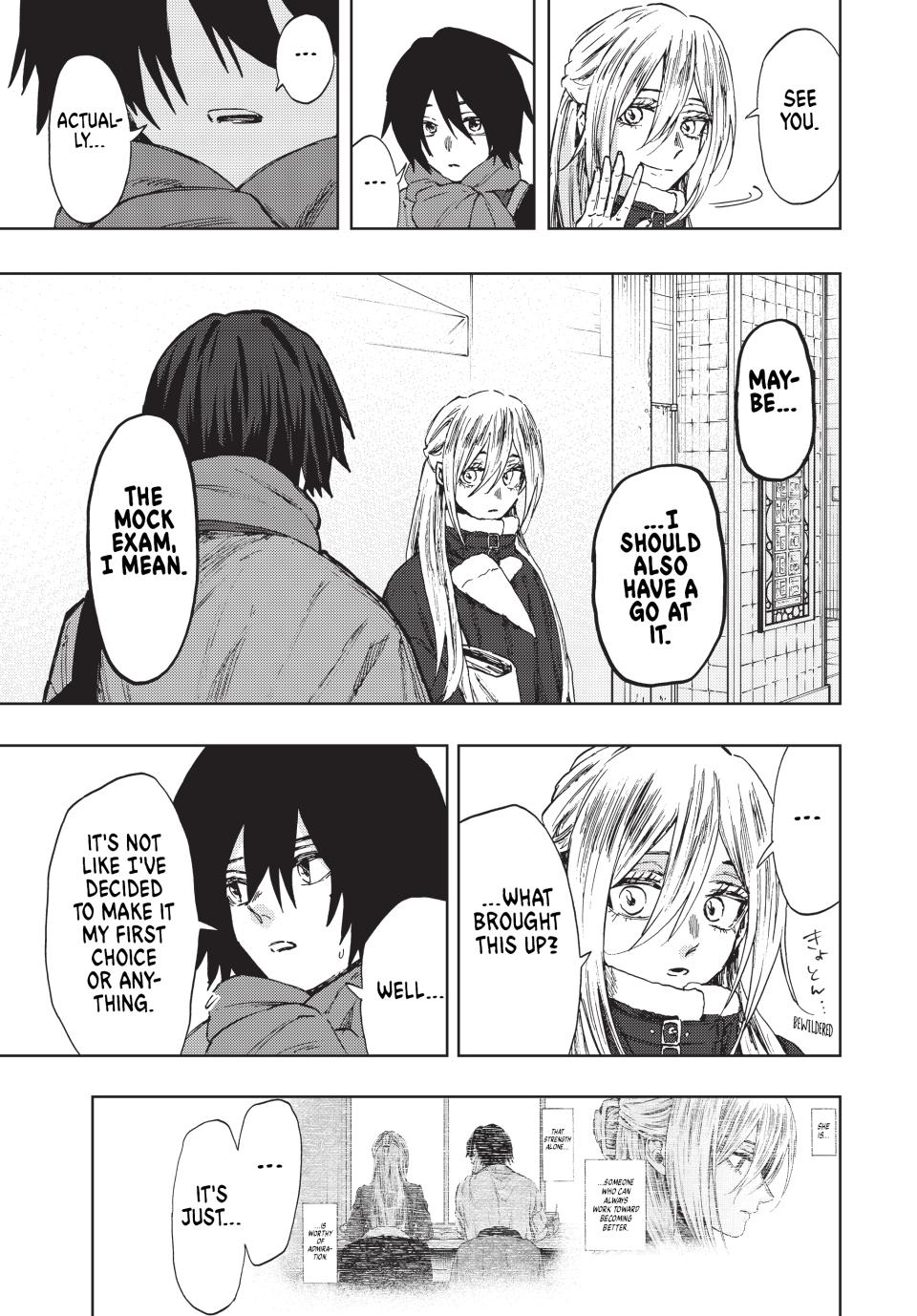 Kaoru Hana wa Rin to Saku Chapter 109 page 15 - Chapter 109: The Courage To Move Forward