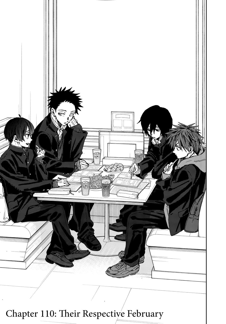 Kaoru Hana wa Rin to Saku Chapter 110 page 1 - Chapter 110: Their Respective February