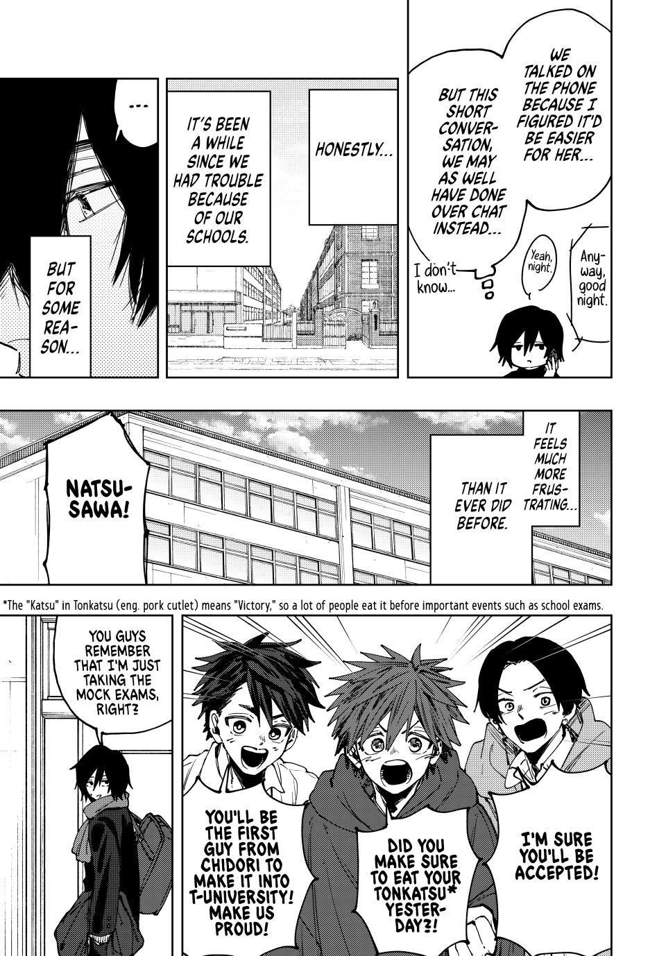 Kaoru Hana wa Rin to Saku Chapter 112 page 11 - Chapter 112: To the Mock Exam