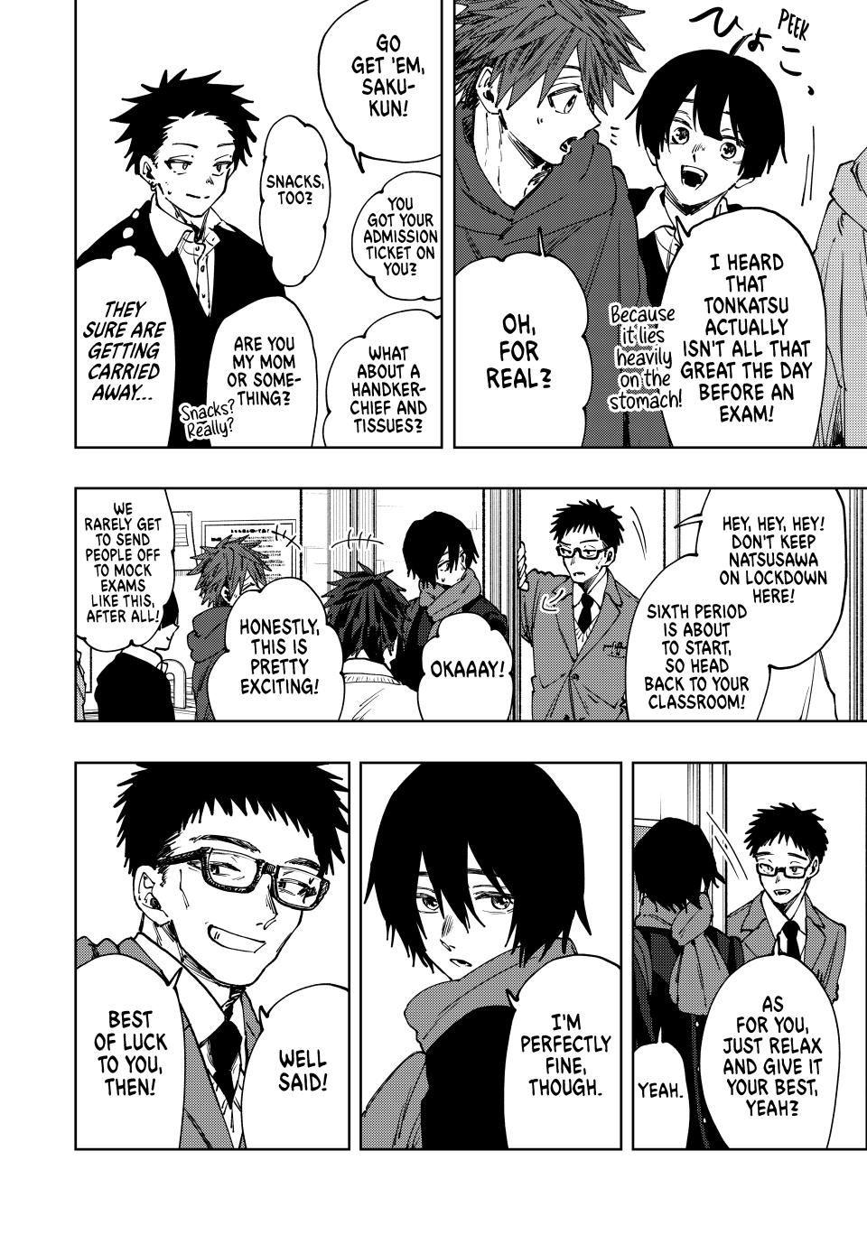 Kaoru Hana wa Rin to Saku Chapter 112 page 12 - Chapter 112: To the Mock Exam