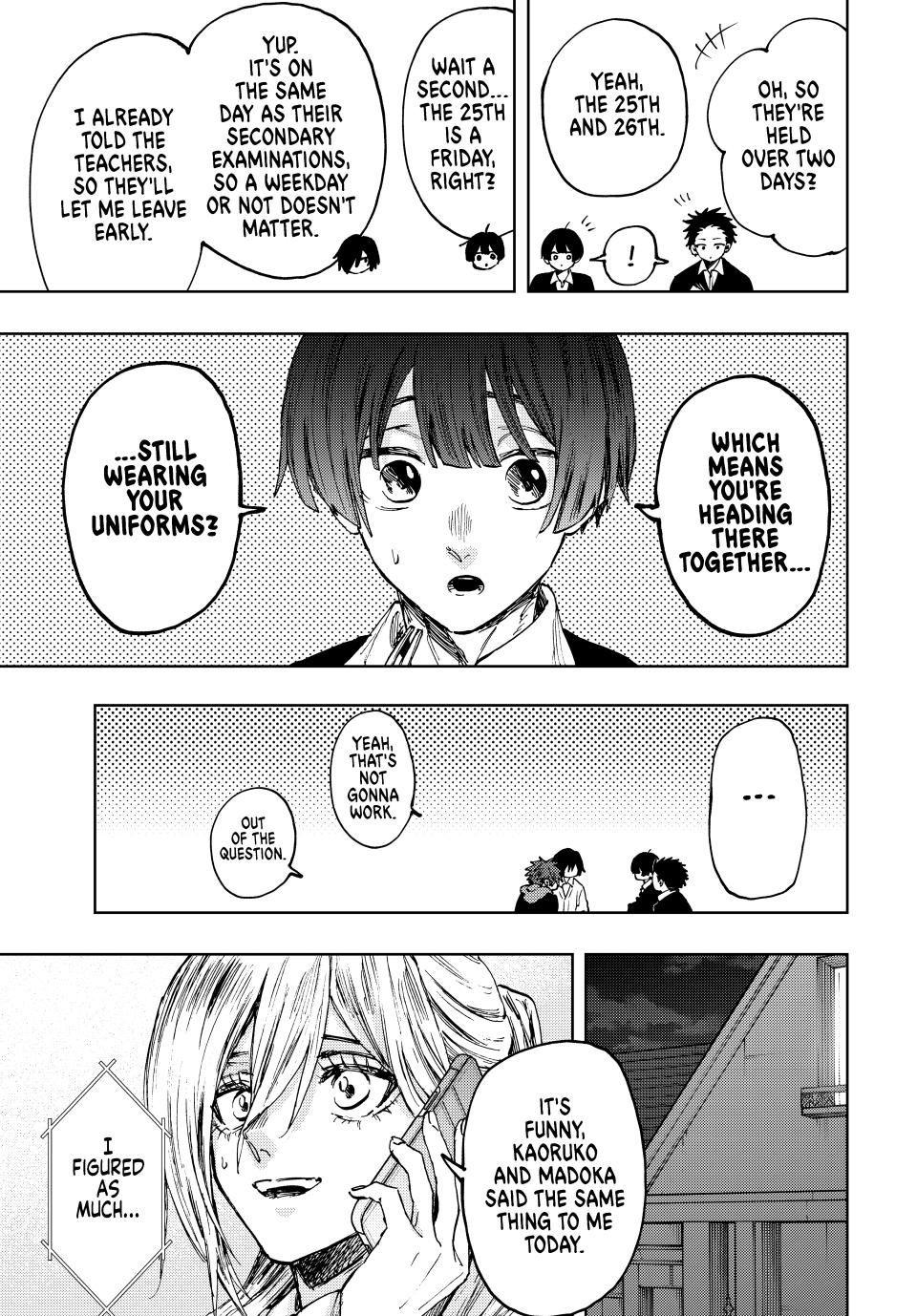 Kaoru Hana wa Rin to Saku Chapter 112 page 9 - Chapter 112: To the Mock Exam