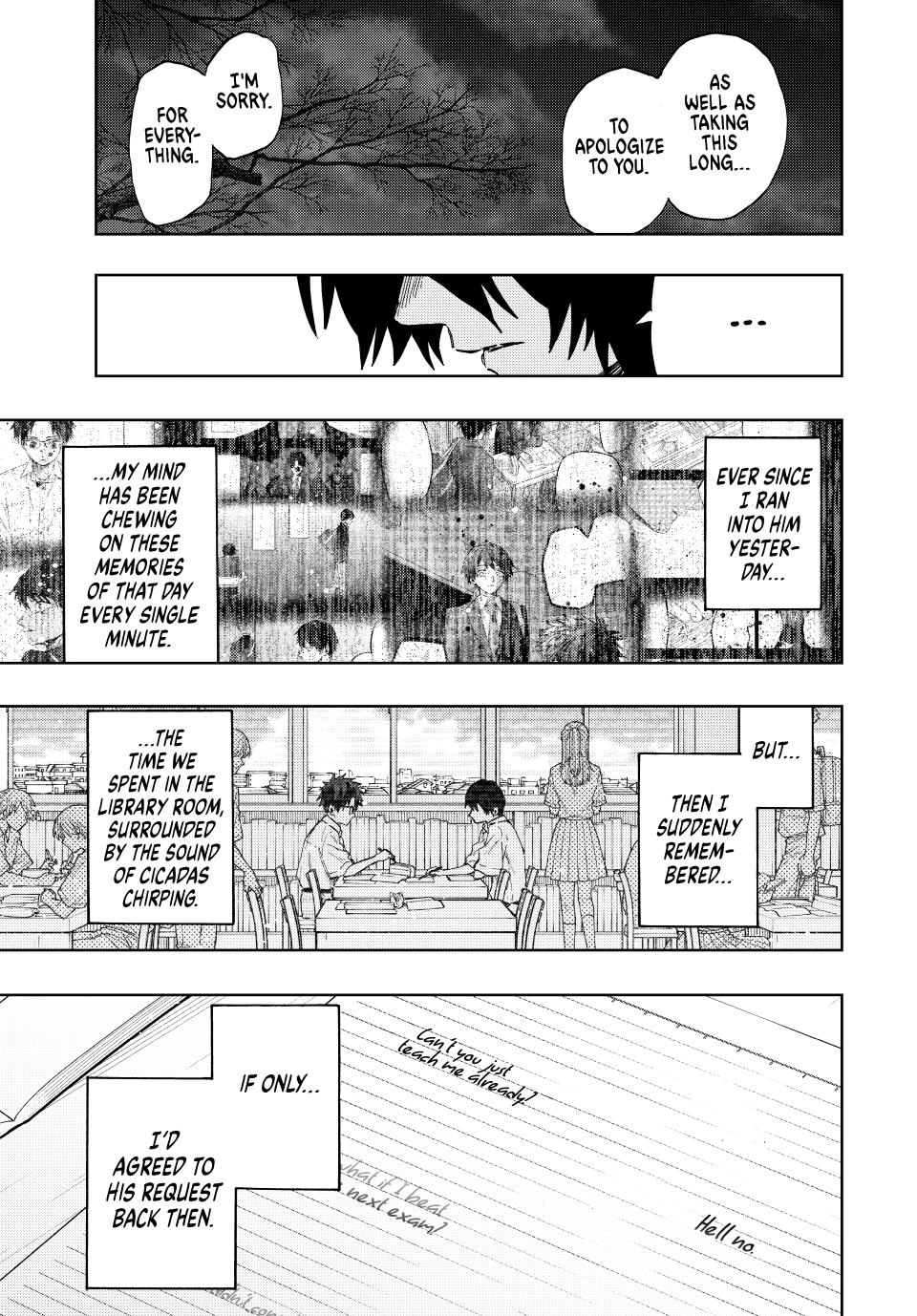 Kaoru Hana wa Rin to Saku Chapter 114 page 9 - Chapter 114: Natsusawa and Hidaka