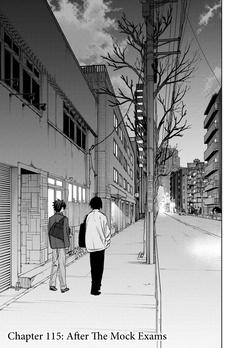 Kaoru Hana wa Rin to Saku Chapter 115 page 1 - Chapter 115: After The Mock Exams