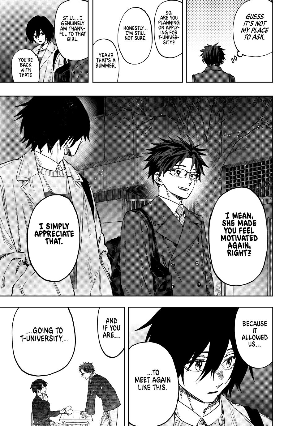 Kaoru Hana wa Rin to Saku Chapter 115 page 11 - Chapter 115: After The Mock Exams