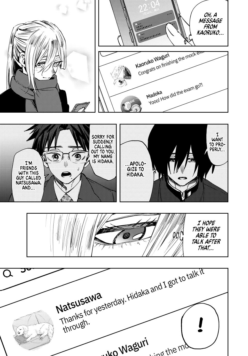 Kaoru Hana wa Rin to Saku Chapter 115 page 15 - Chapter 115: After The Mock Exams