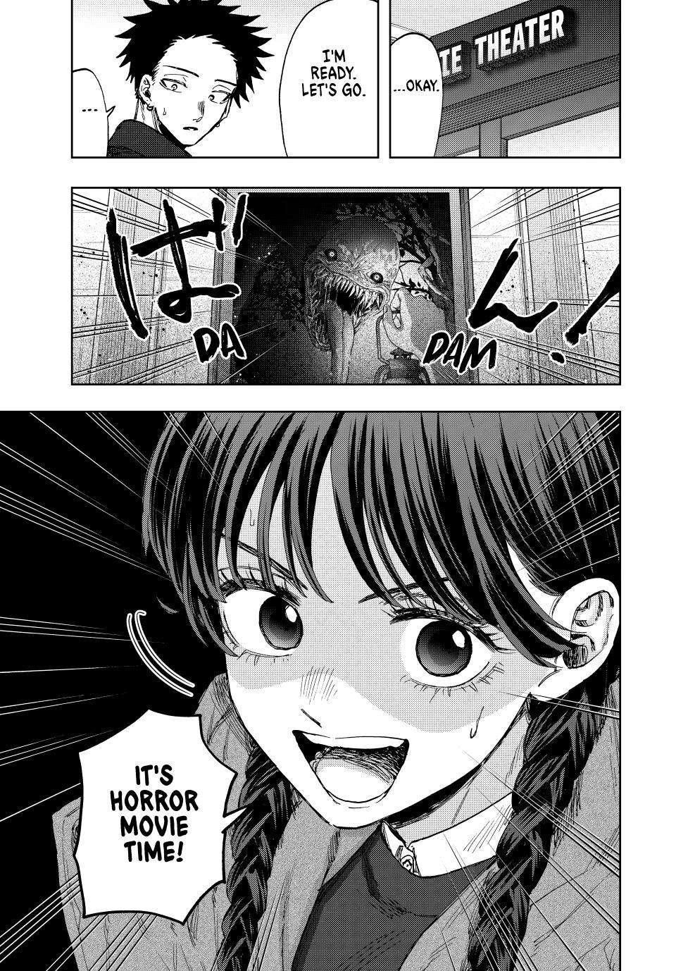 Kaoru Hana wa Rin to Saku Chapter 116 page 1 - Chapter 116: Horror Movie