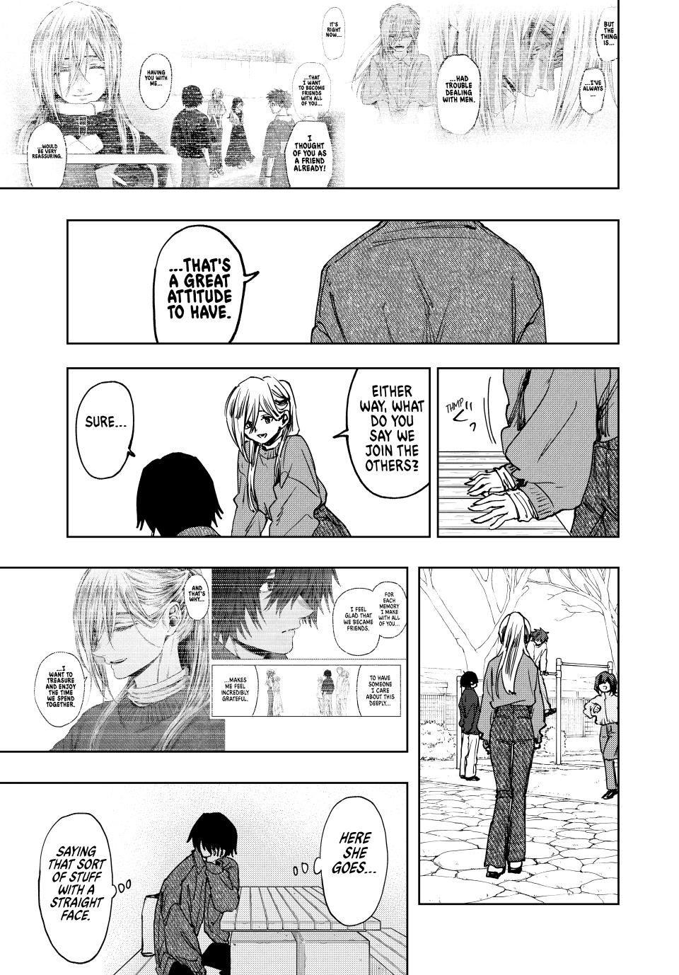 Kaoru Hana wa Rin to Saku Chapter 120 page 13 - Chapter 120: Natsusawa's White Day