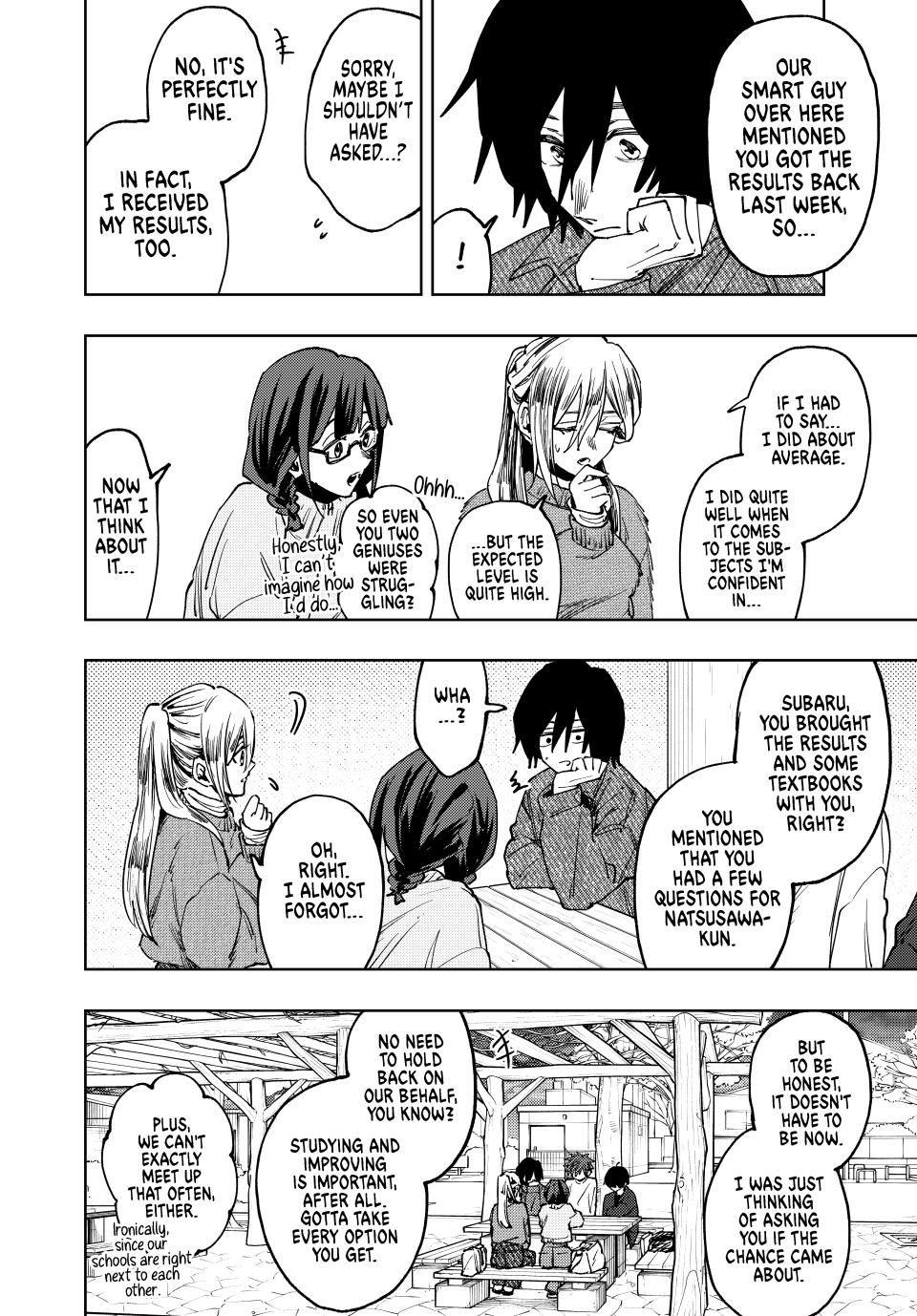 Kaoru Hana wa Rin to Saku Chapter 120 page 6 - Chapter 120: Natsusawa's White Day