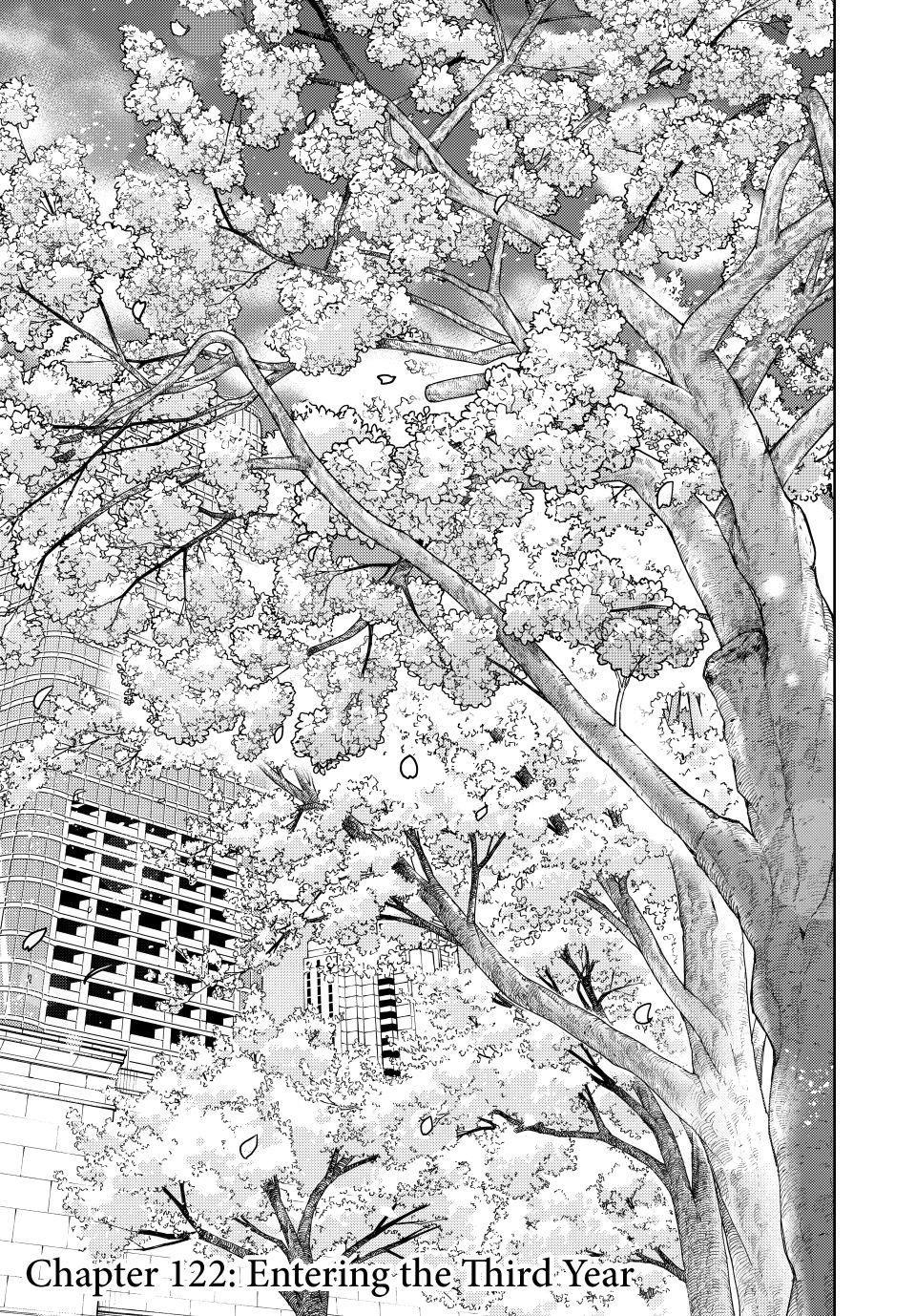 Kaoru Hana wa Rin to Saku Chapter 122 page 1 - Chapter 122: Entering the Third Year