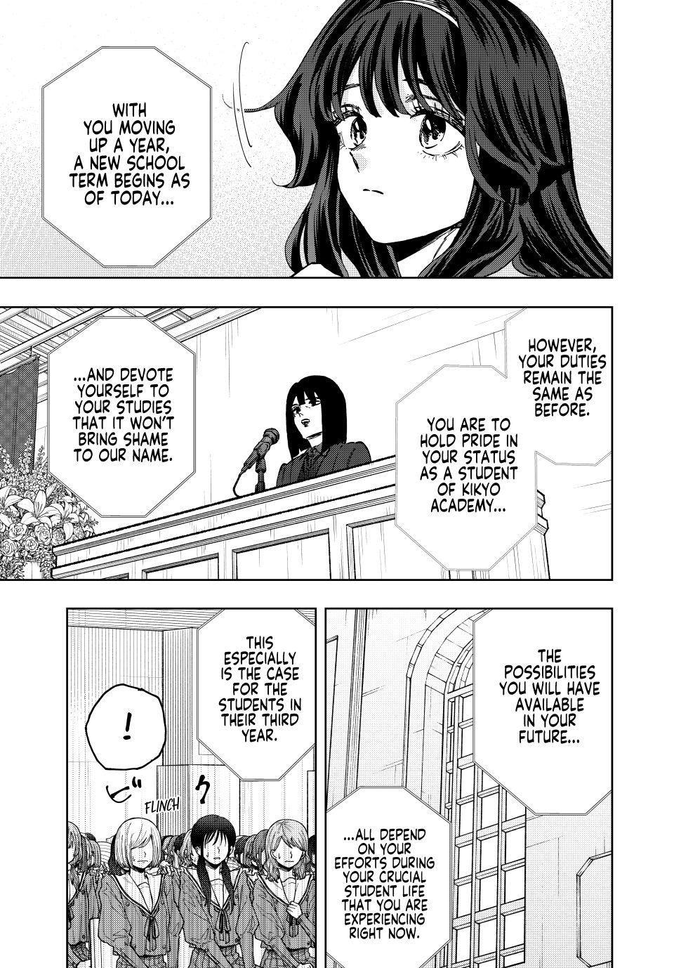 Kaoru Hana wa Rin to Saku Chapter 122 page 5 - Chapter 122: Entering the Third Year