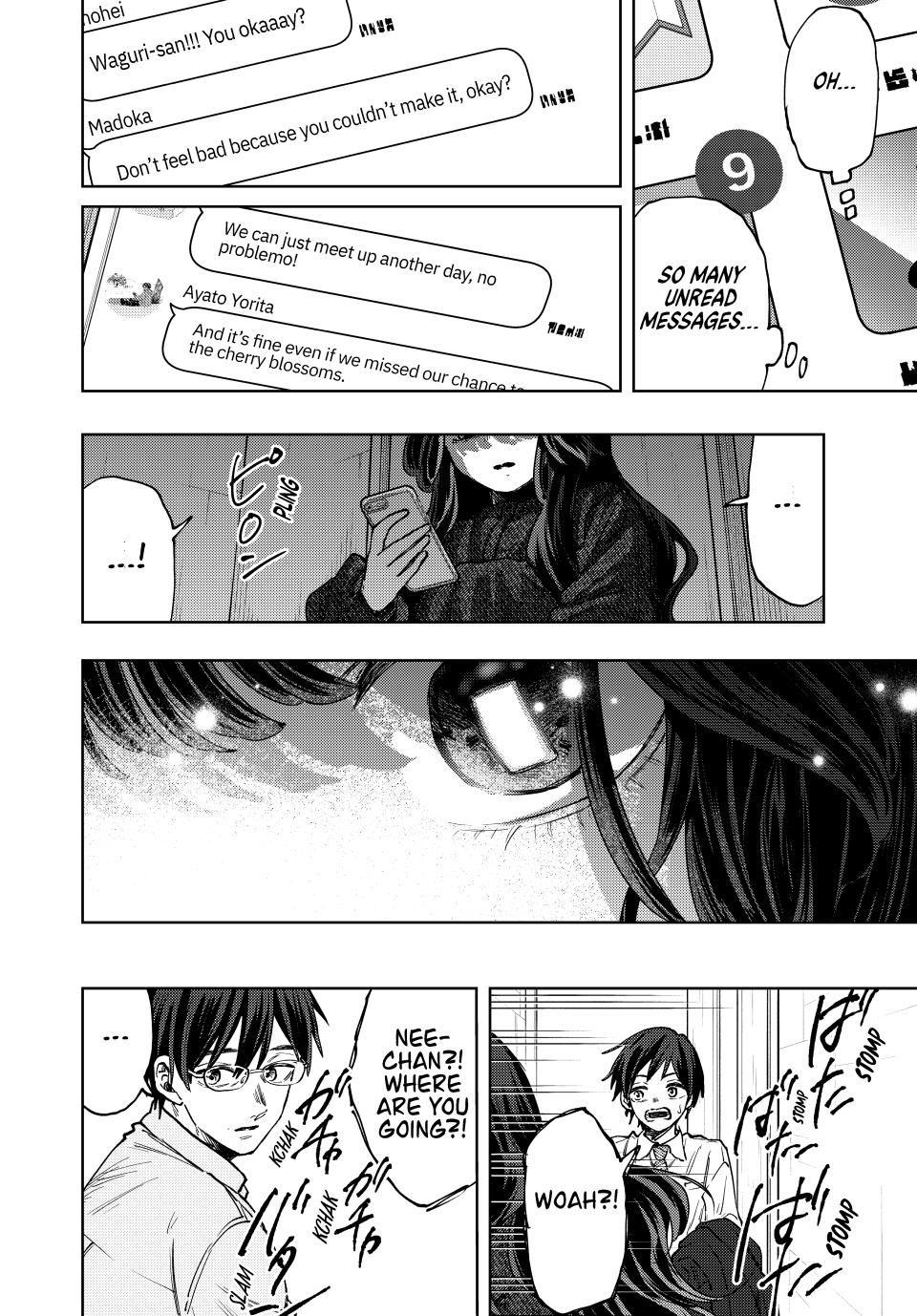 Kaoru Hana wa Rin to Saku Chapter 123 page 16 - Chapter 123: Putting on a Brave Face