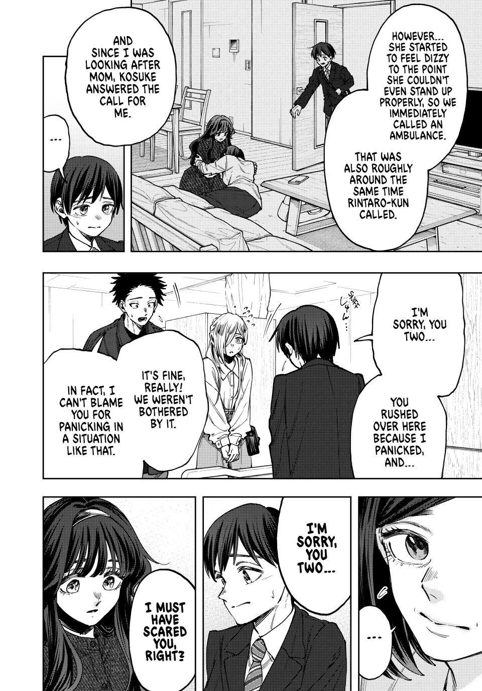 Kaoru Hana wa Rin to Saku Chapter 123 page 4 - Chapter 123: Putting on a Brave Face