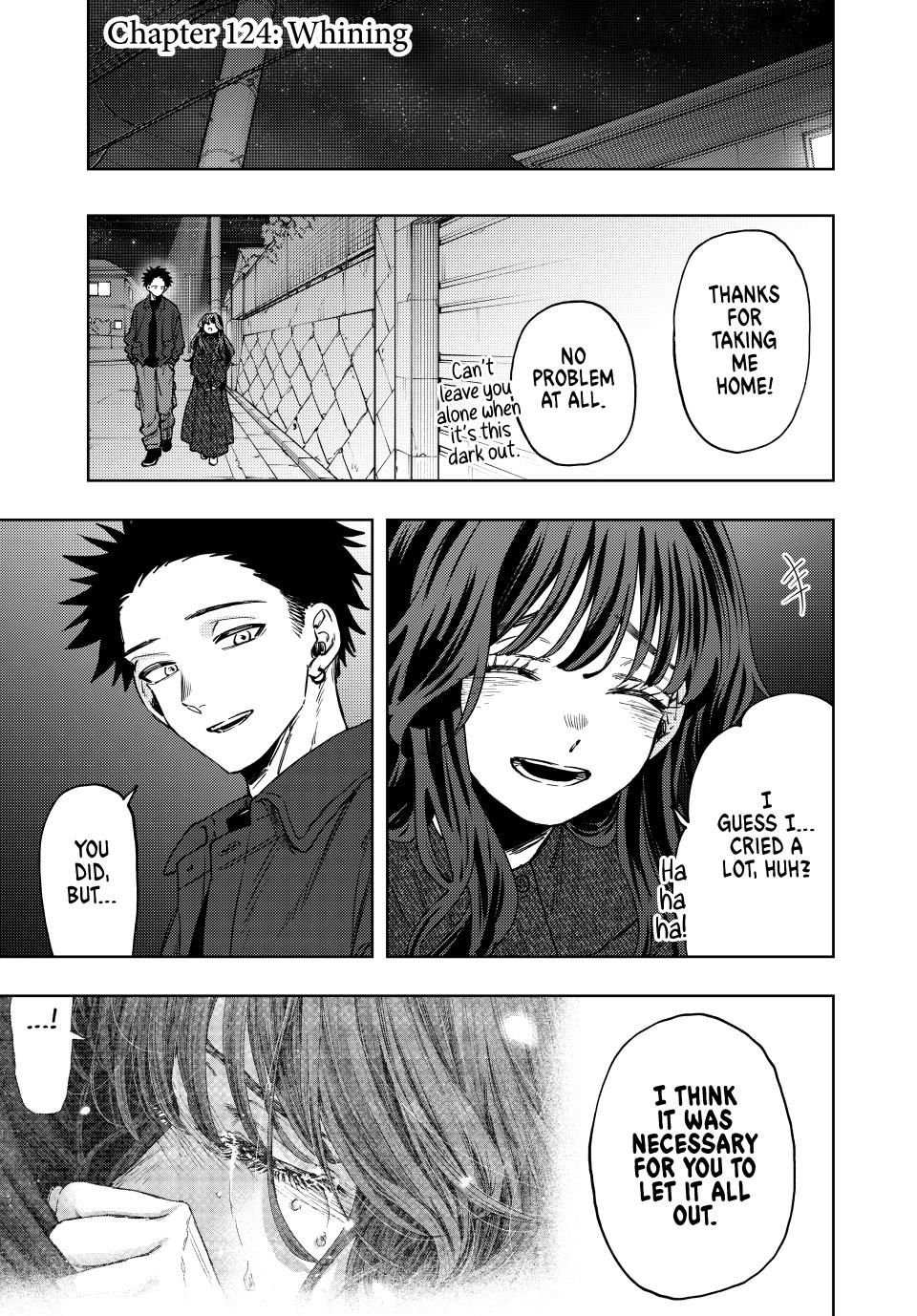 Kaoru Hana wa Rin to Saku Chapter 124 page 1 - Chapter 124: Whining