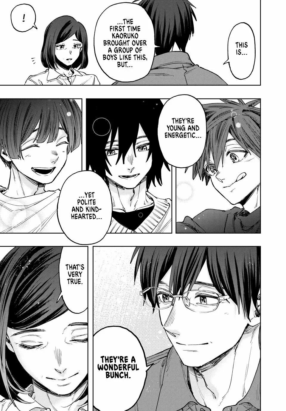 Kaoru Hana wa Rin to Saku Chapter 125 page 13 - Chapter 125: Takoyaki Party