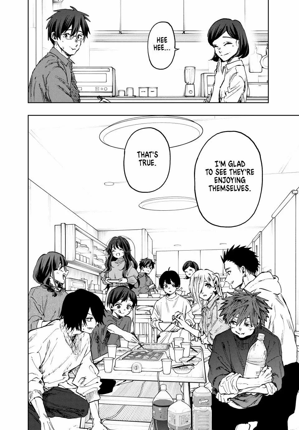Kaoru Hana wa Rin to Saku Chapter 125 page 2 - Chapter 125: Takoyaki Party