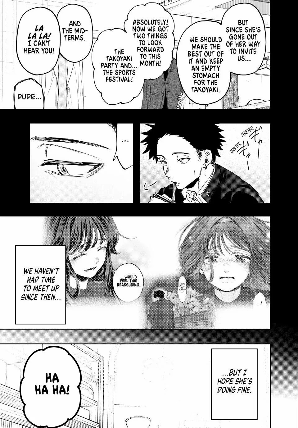 Kaoru Hana wa Rin to Saku Chapter 125 page 5 - Chapter 125: Takoyaki Party
