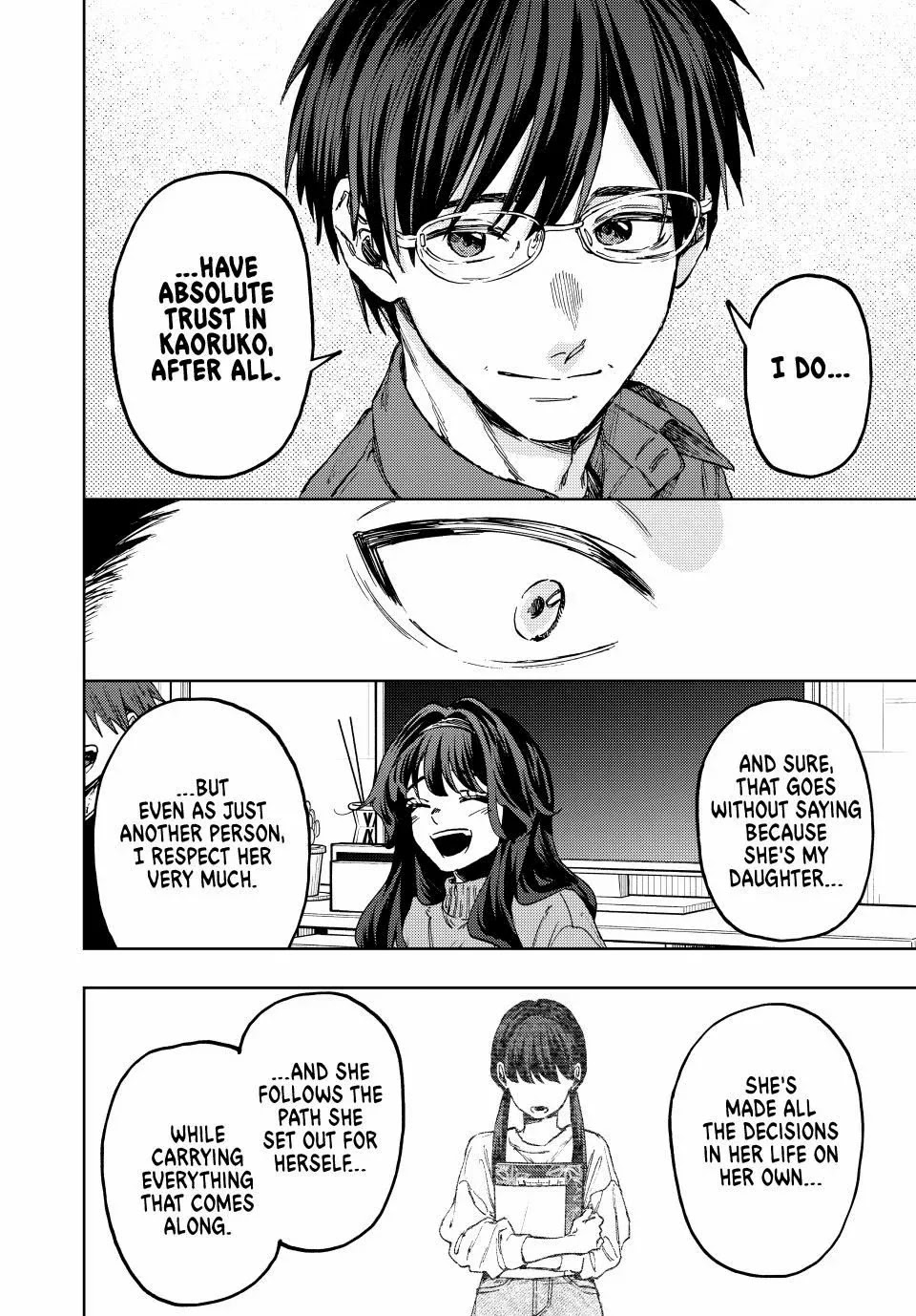 Kaoru Hana wa Rin to Saku Chapter 126 page 14 - Chapter 126: Kaoruko's Father and Rintaro