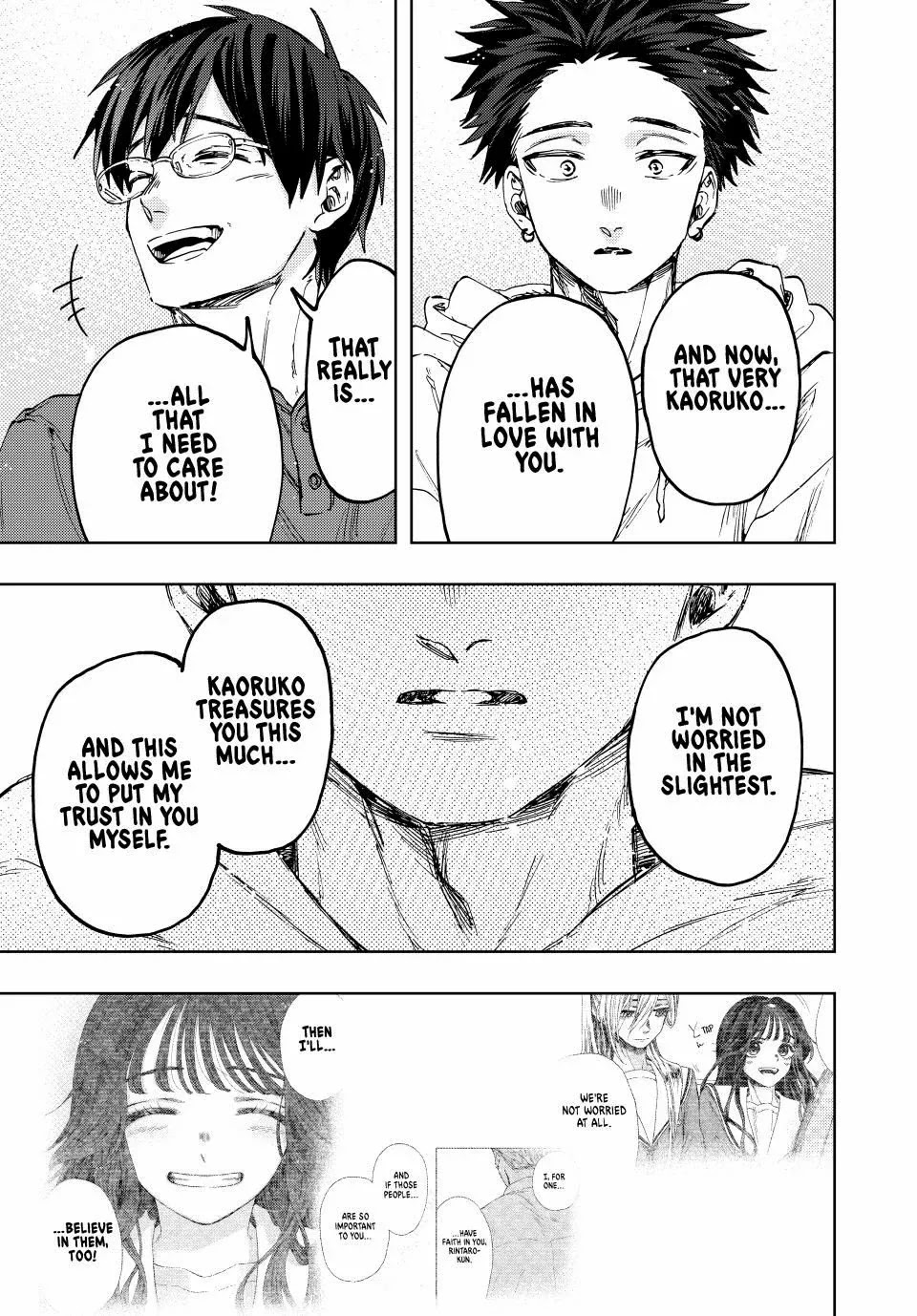 Kaoru Hana wa Rin to Saku Chapter 126 page 15 - Chapter 126: Kaoruko's Father and Rintaro