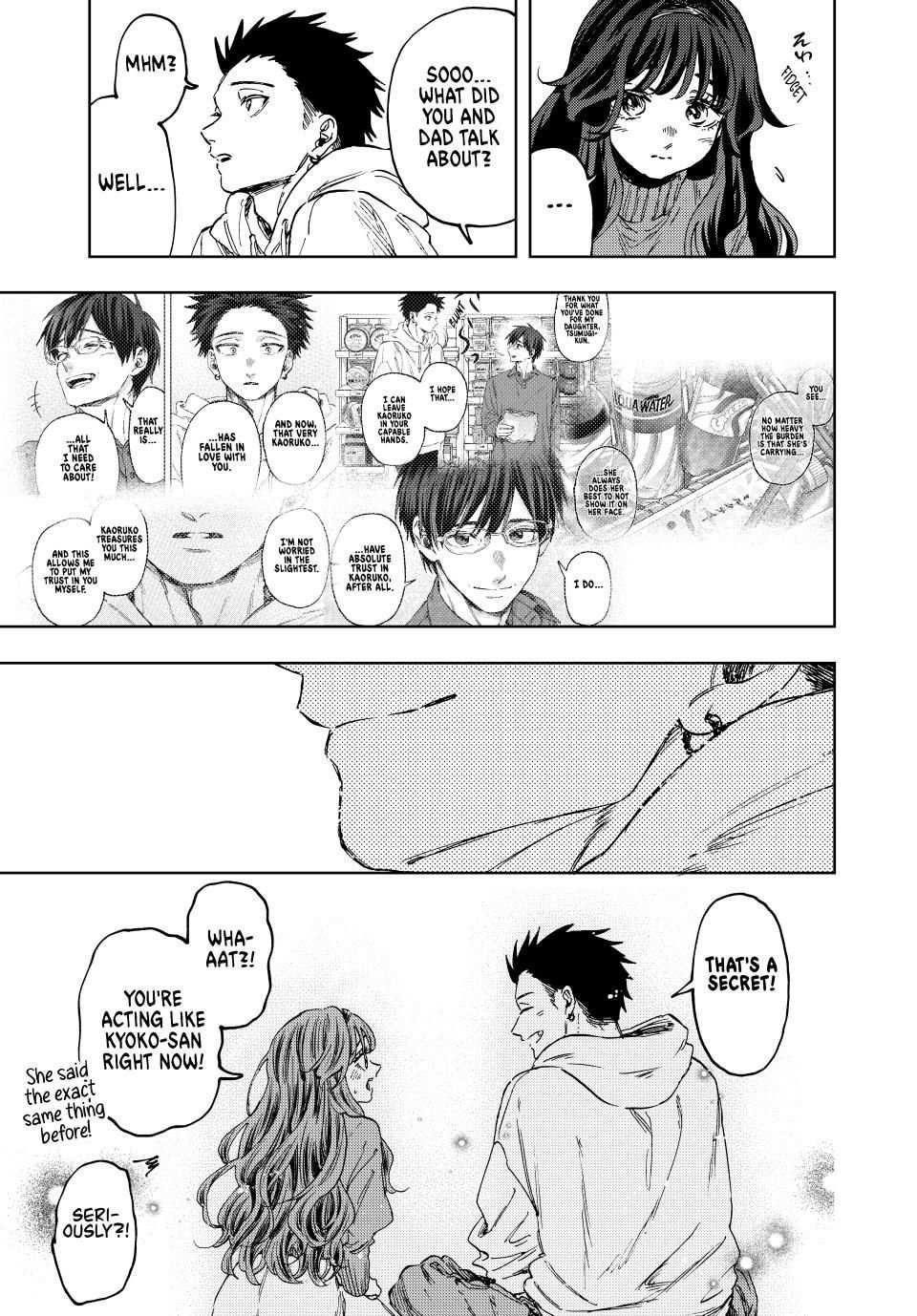 Kaoru Hana wa Rin to Saku Chapter 126 page 17 - Chapter 126: Kaoruko's Father and Rintaro