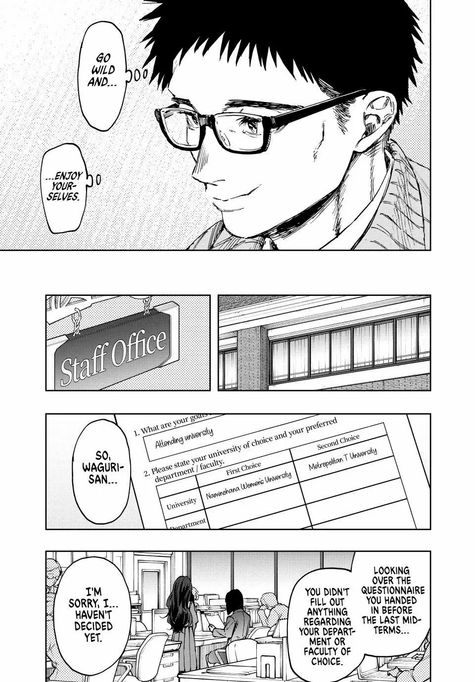 Kaoru Hana wa Rin to Saku Chapter 127 page 17 - Chapter 127: The Final Sports Festival