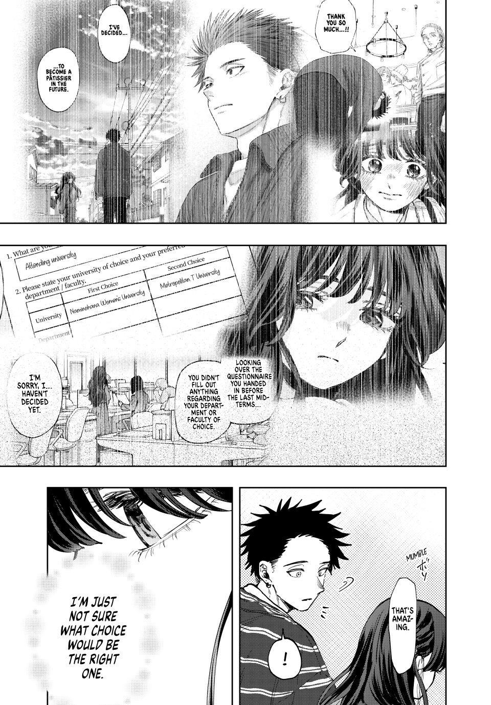 Kaoru Hana wa Rin to Saku Chapter 128 page 11 - Chapter 128: A Kind Soul