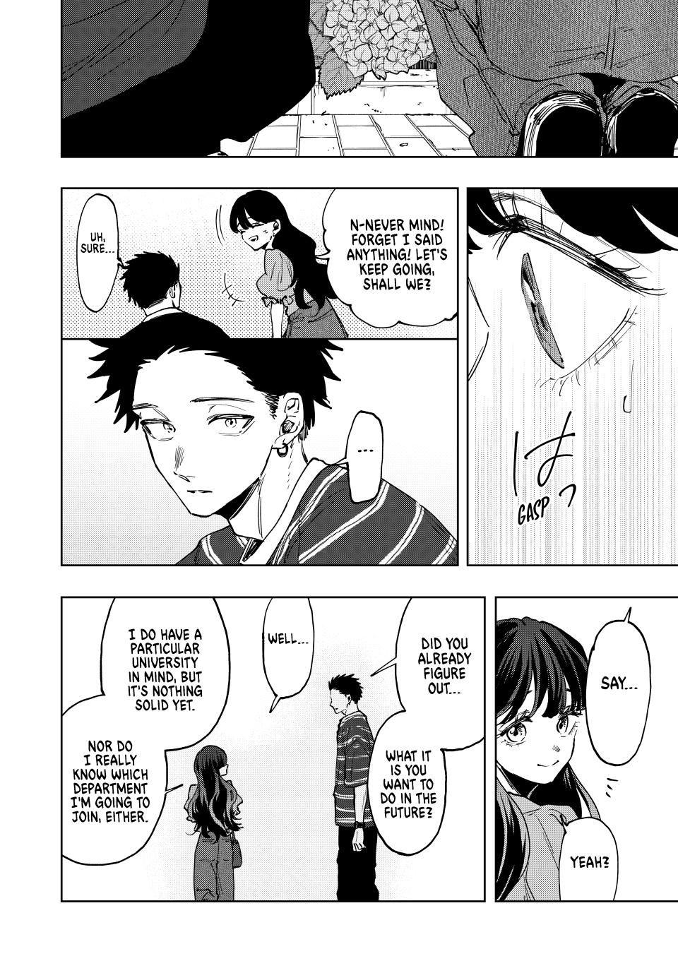 Kaoru Hana wa Rin to Saku Chapter 128 page 14 - Chapter 128: A Kind Soul