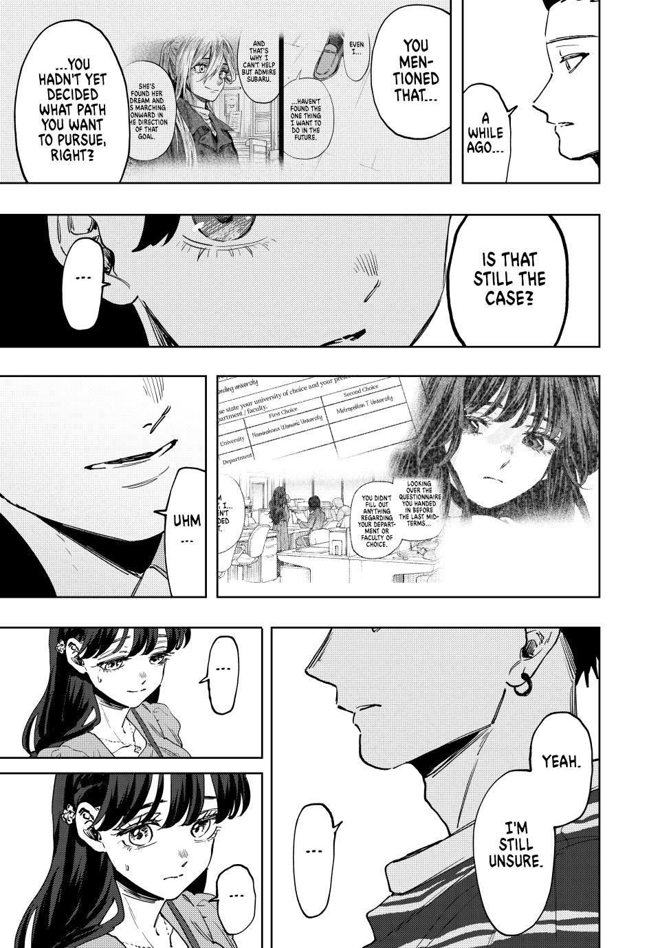 Kaoru Hana wa Rin to Saku Chapter 128 page 15 - Chapter 128: A Kind Soul