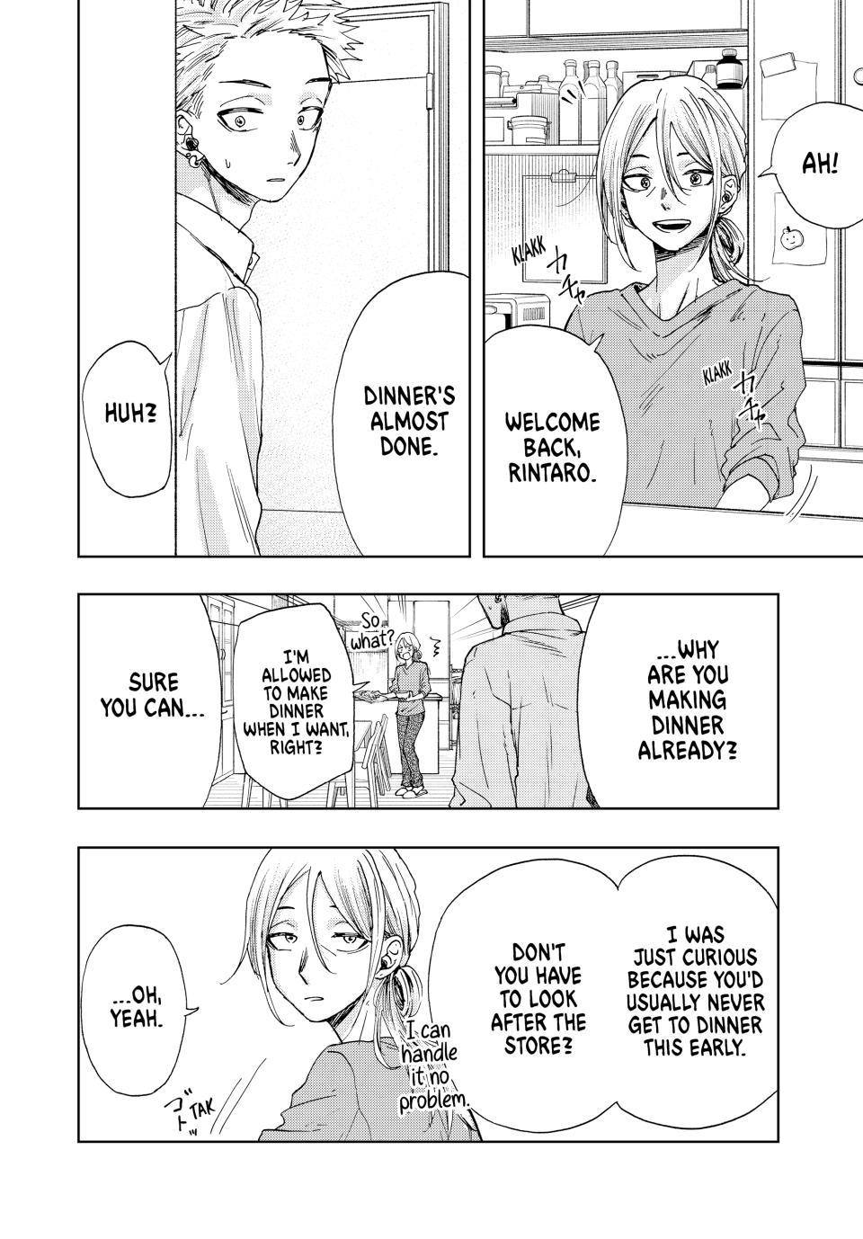 Kaoru Hana wa Rin to Saku Chapter 13 page 2 - Chapter 13: Mother